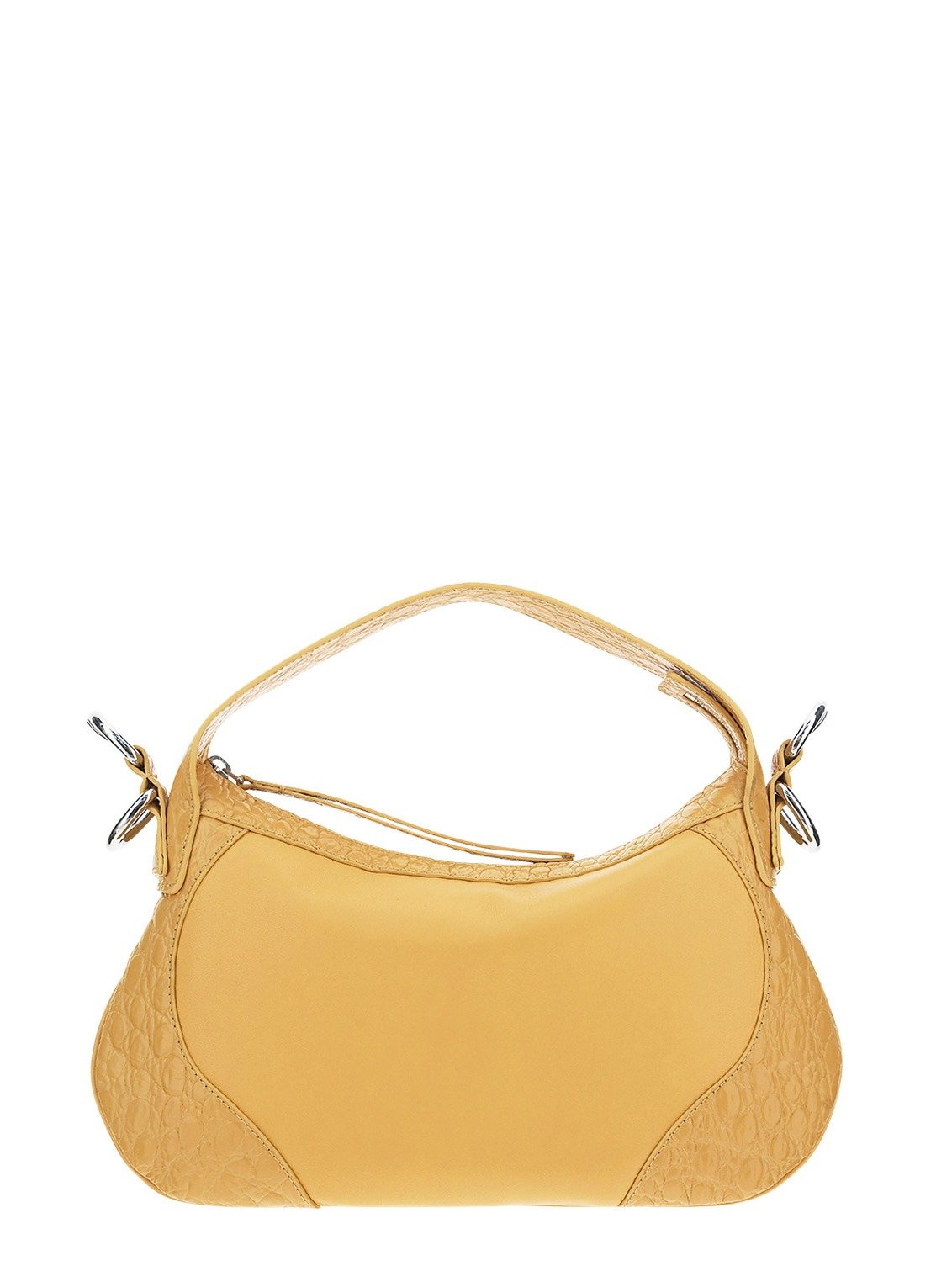 By Far Yana Croco Shoulder Bag