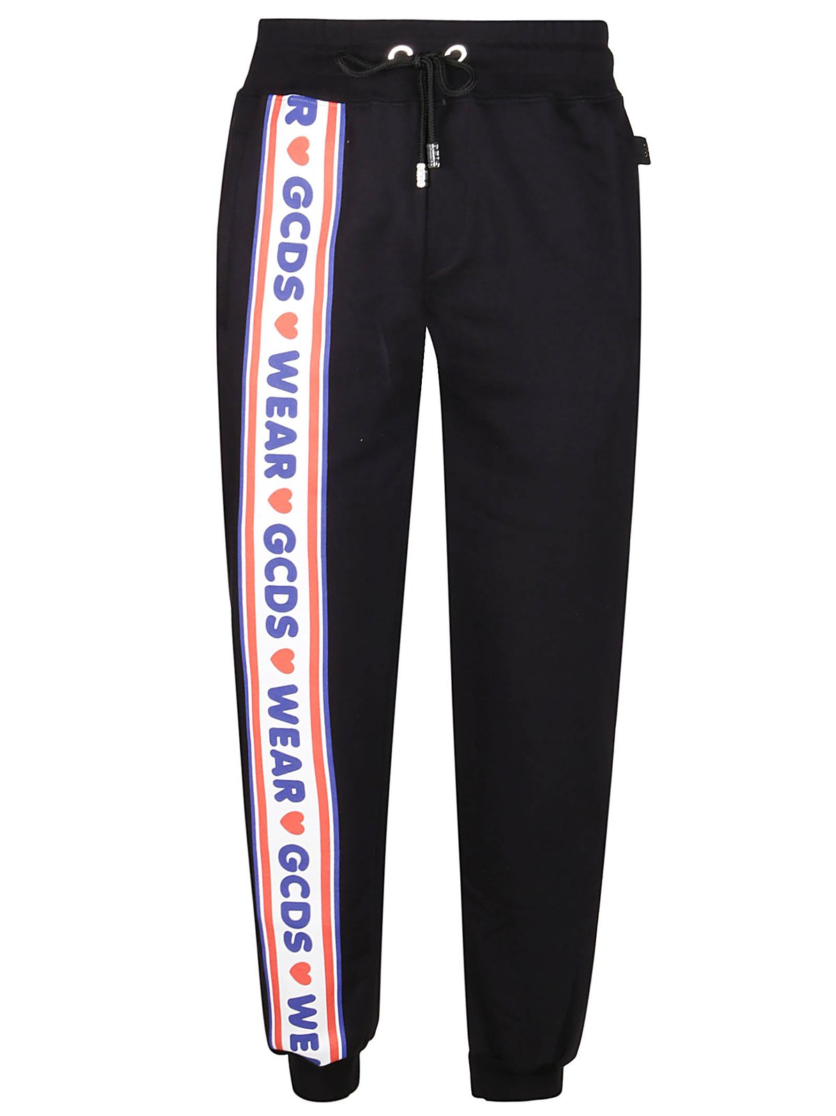 GCDS Logo Printed Drawstring Track Pants