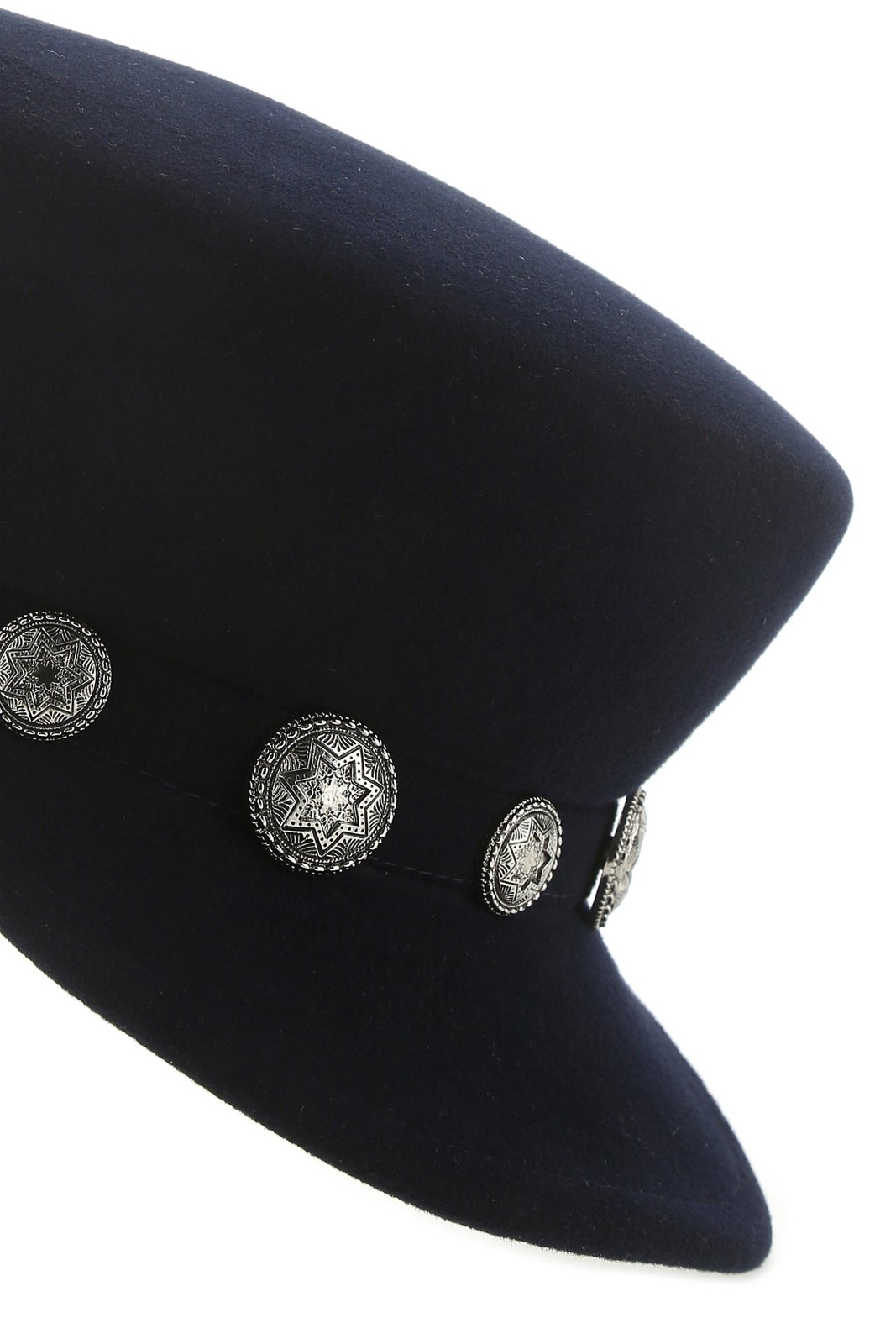 Maison Michel Abby Stud-Embellished Sailor Cap