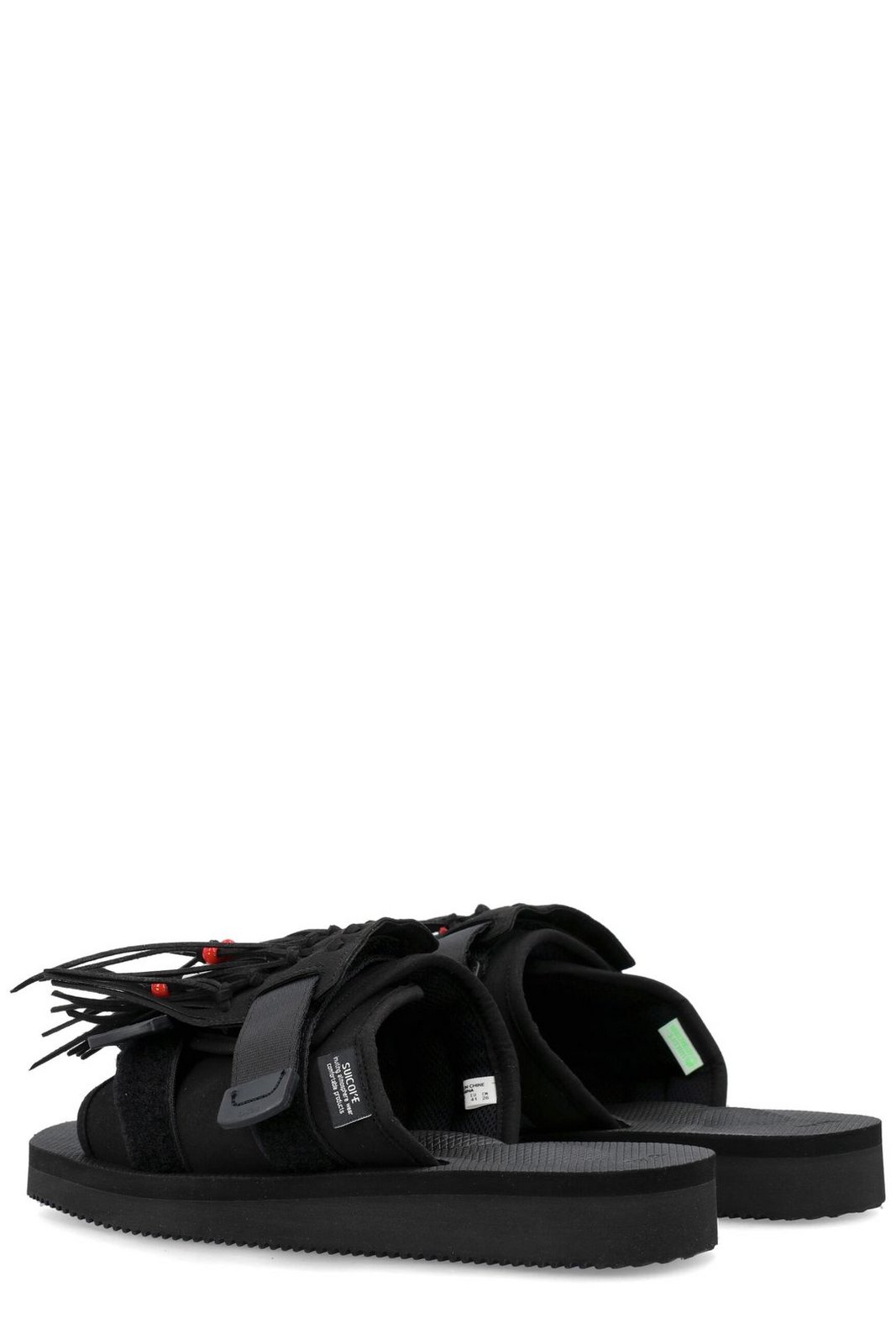 Suicoke Moto Cab Fringed Slip-On Sandals