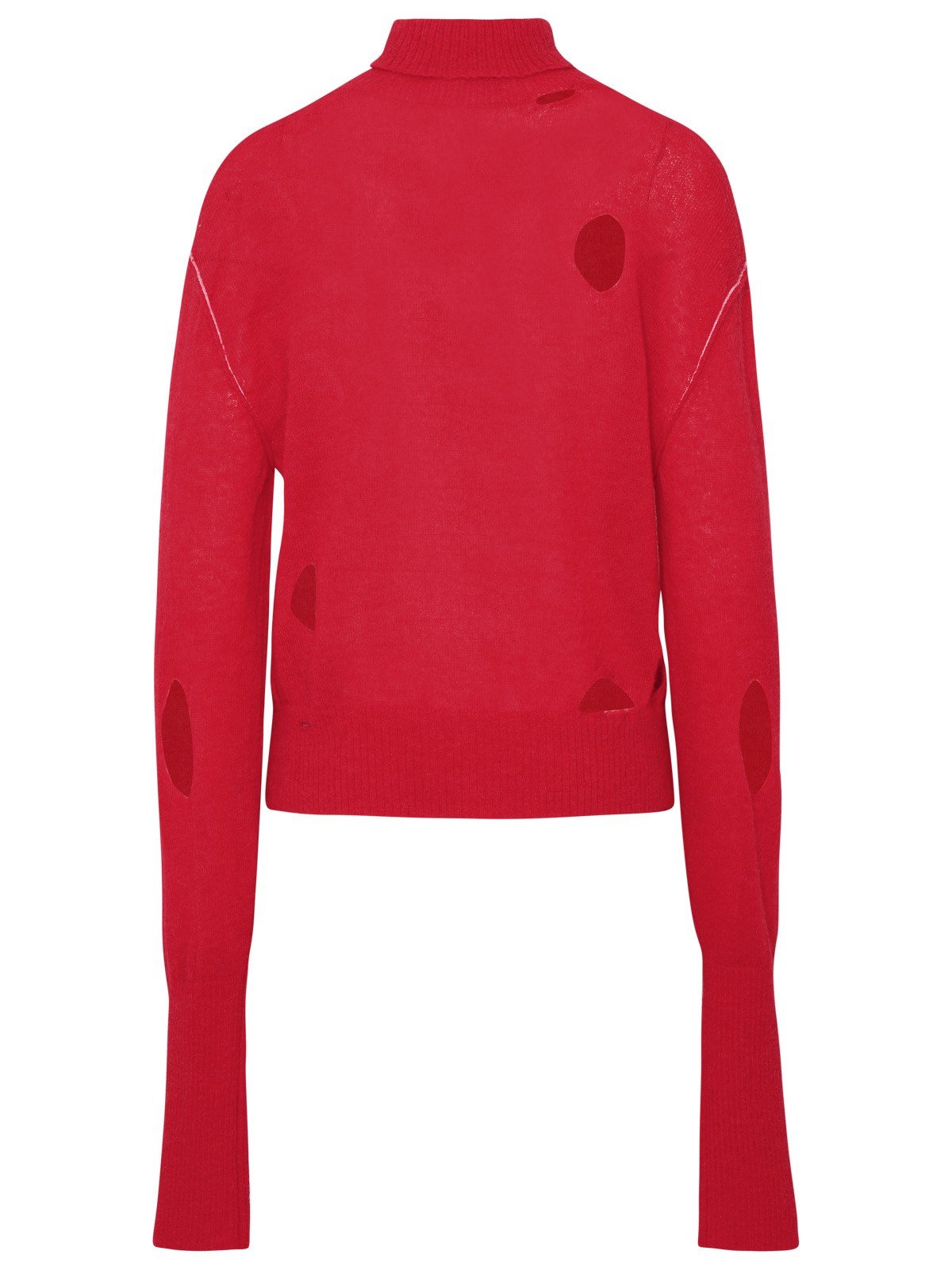 MM6 Maison Margiela Distressed Turtleneck Knitted Sweater 3 MM6 Maison Margiela Distressed Turtleneck Knitted Sweater