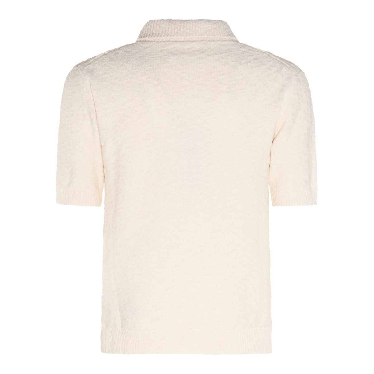 Maison Margiela Short-Sleeved Knitted Polo-Shirt