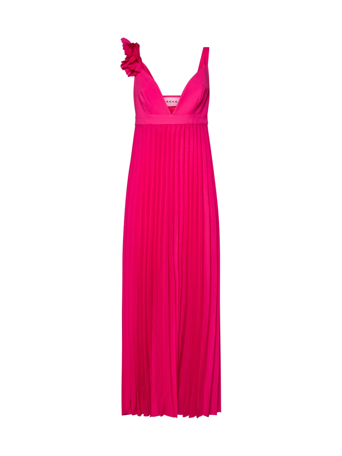 P.A.R.O.S.H. Floral Embellished Sleeveless Flared Dress