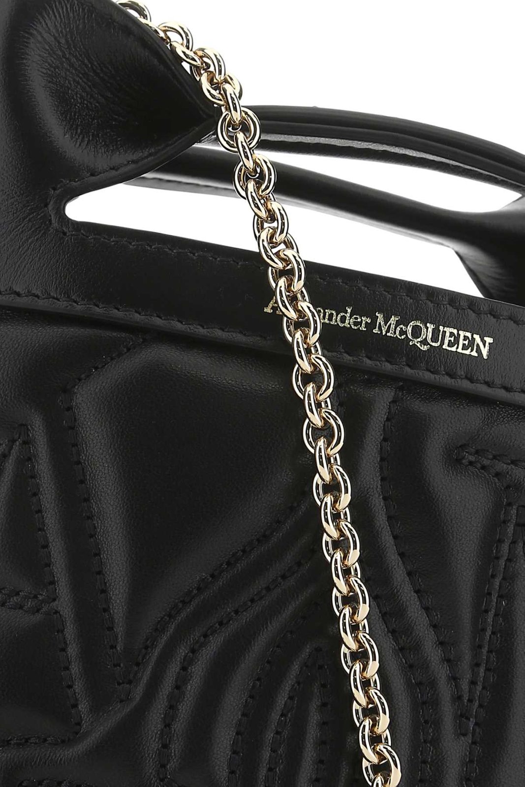Alexander McQueen Logo Printed Bucket Bag 1 Alexander McQueen Logo Printed Bucket Bag