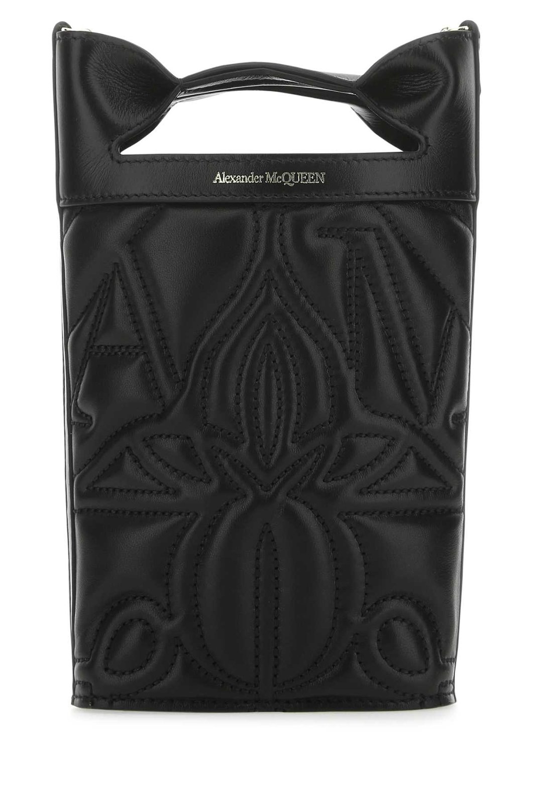 Alexander McQueen Logo Printed Bucket Bag 2 Alexander McQueen Logo Printed Bucket Bag