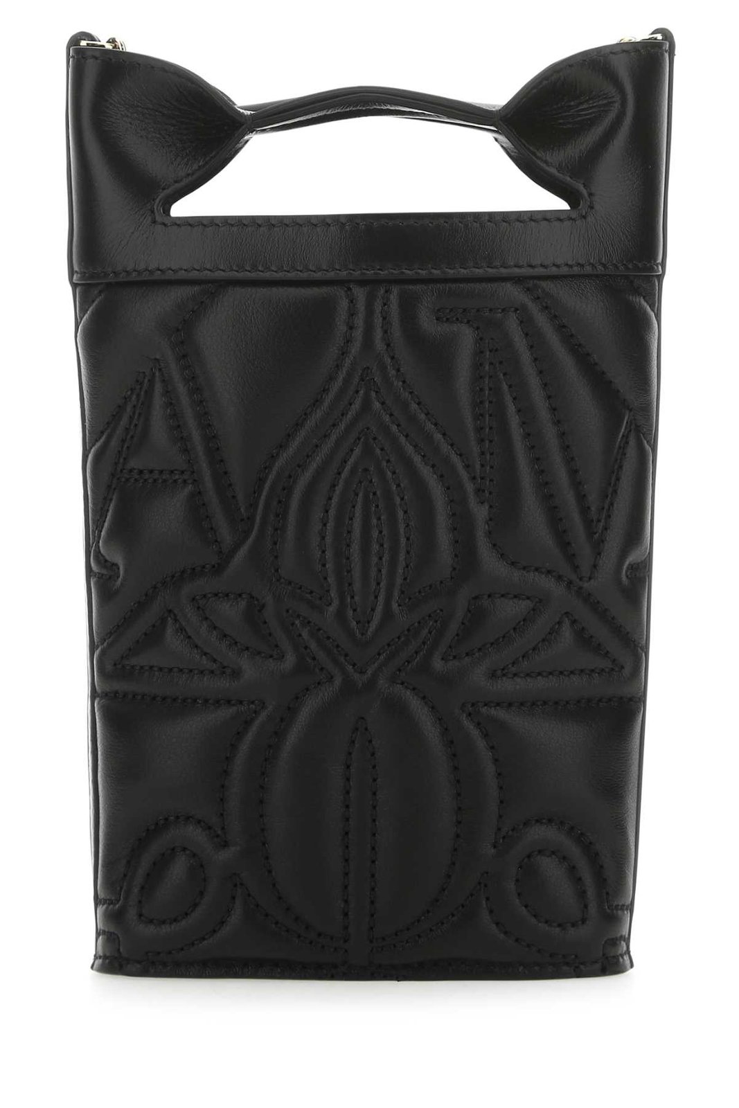 Alexander McQueen Logo Printed Bucket Bag 3 Alexander McQueen Logo Printed Bucket Bag