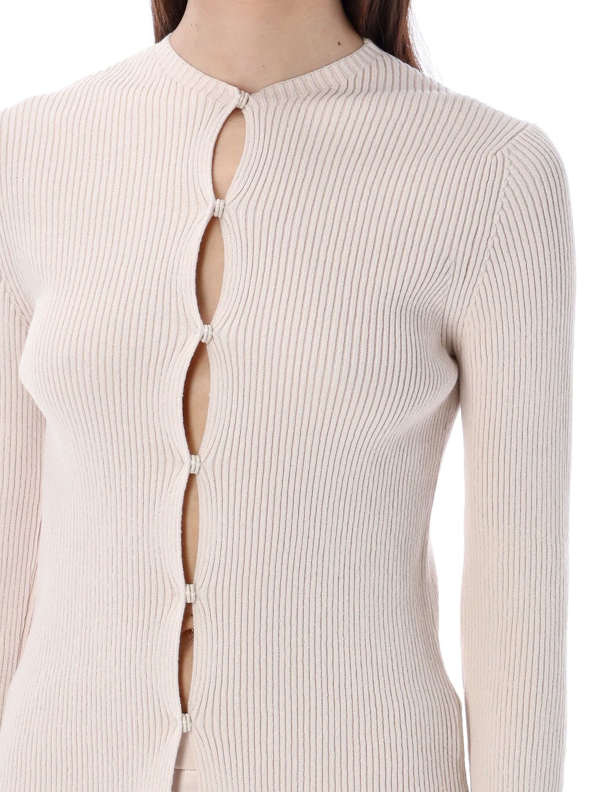 Fendi Buttoned Long-Sleeved Cardigan 1 Fendi Buttoned Long-Sleeved Cardigan
