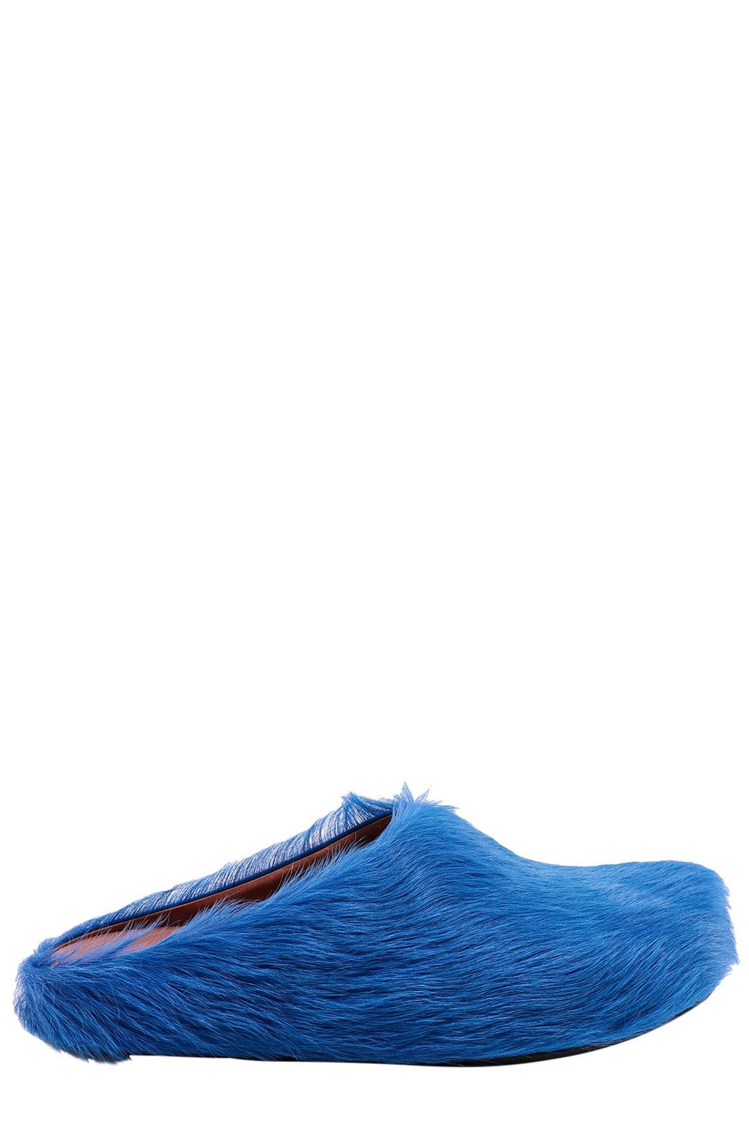 Marni Round Toe Slip-On Slippers