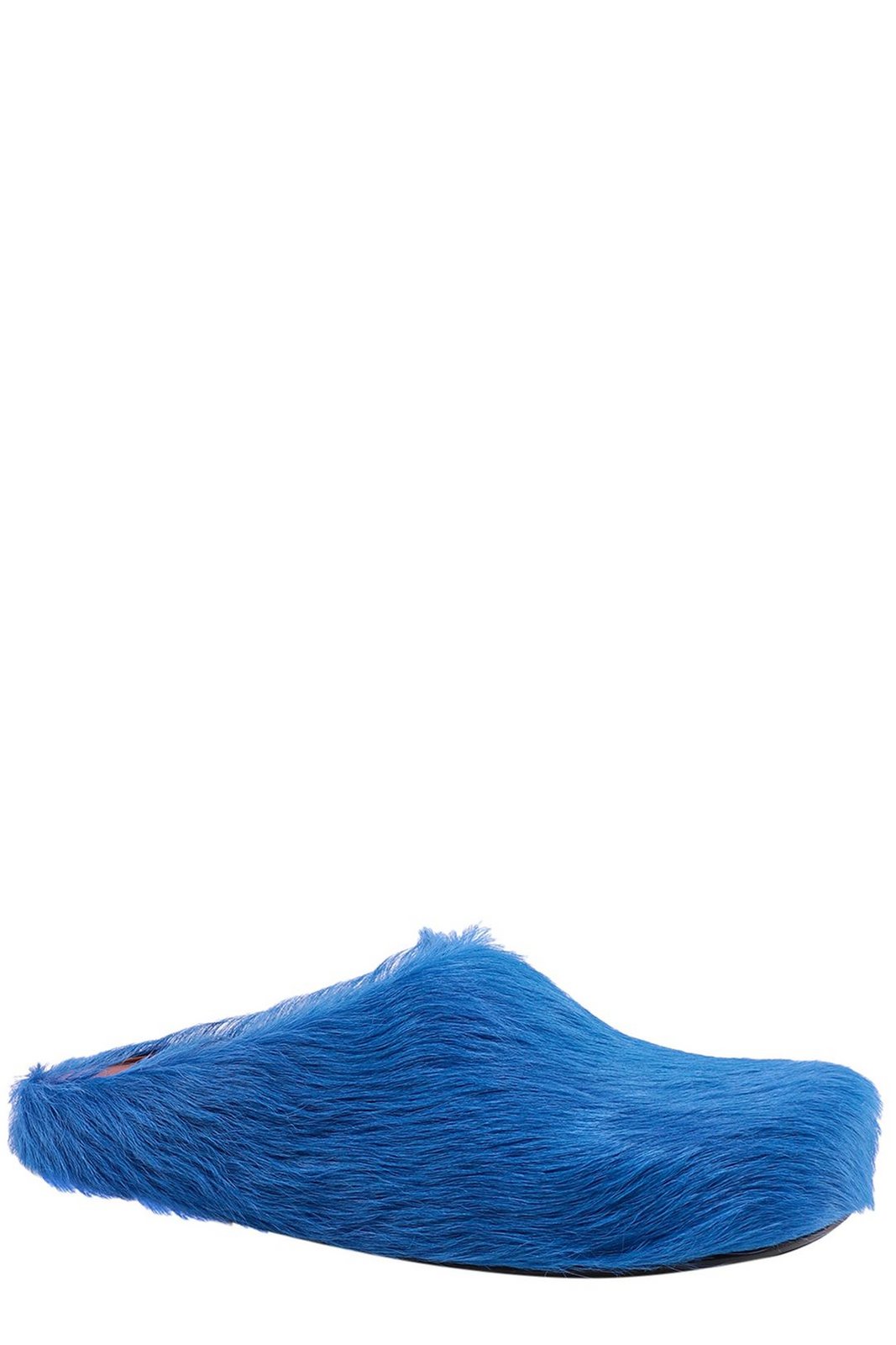 Marni Round Toe Slip-On Slippers