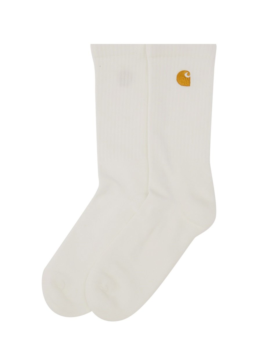 Carhartt WIP Logo Embroidered Chase Socks