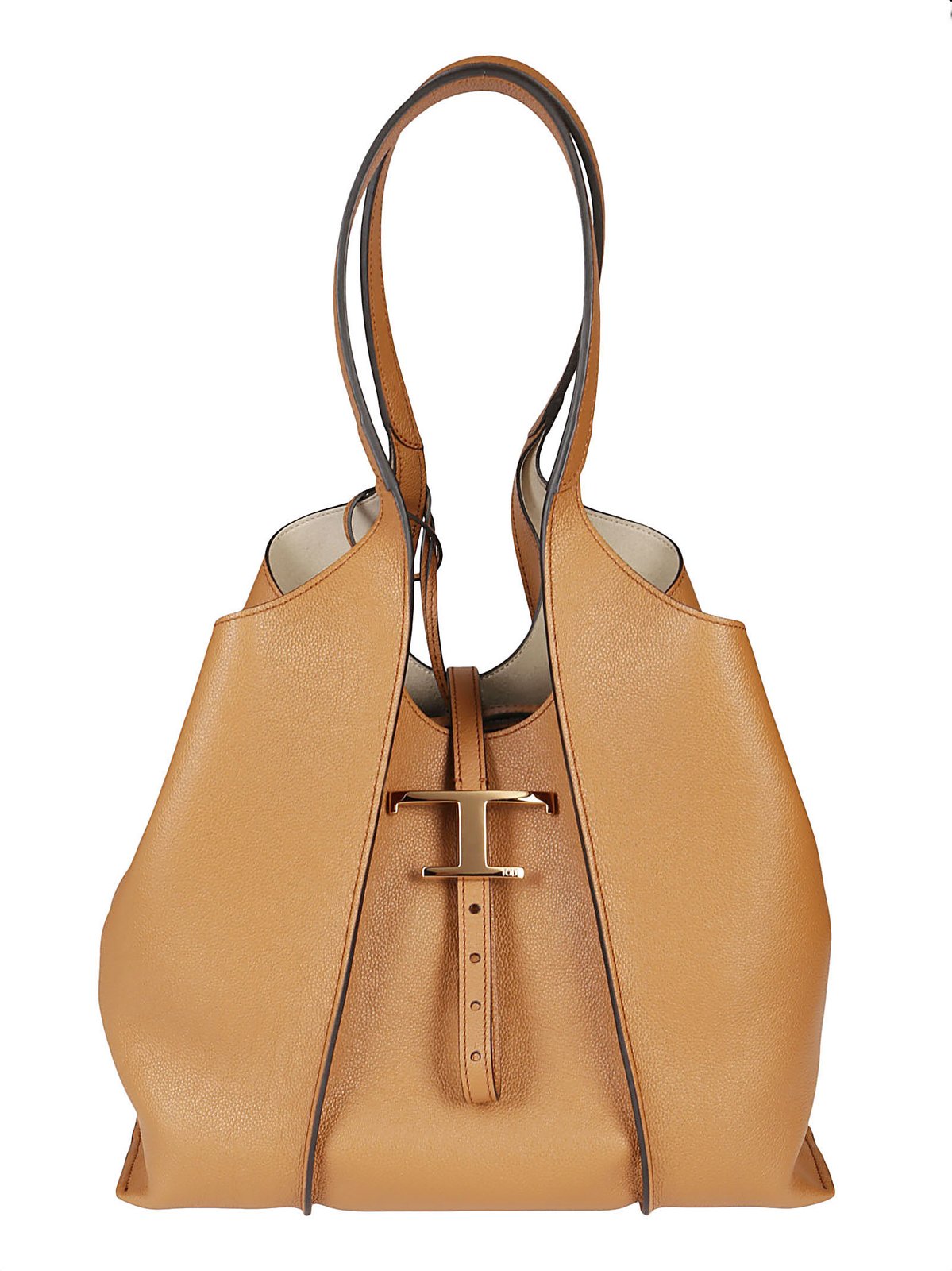 Tod's T-Plaque Tote Bag