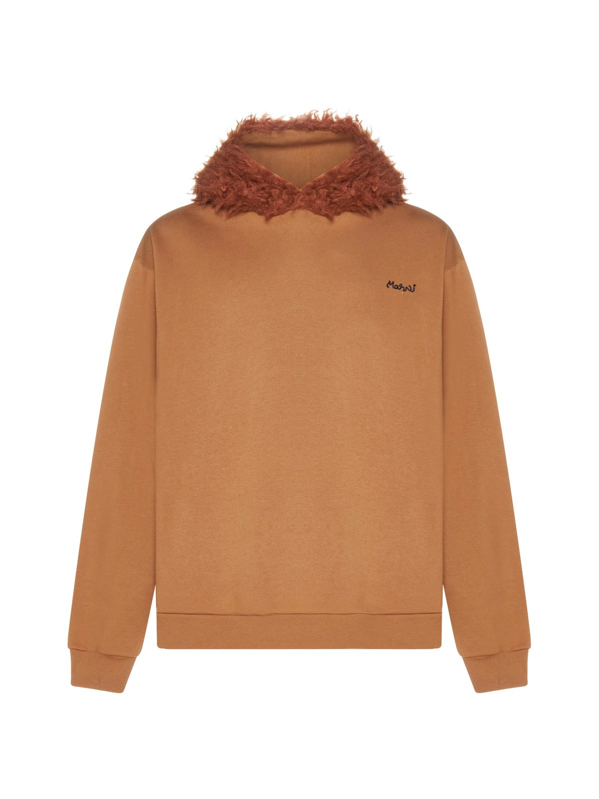 Marni Logo Embroidered Long-Sleeved Hoodie