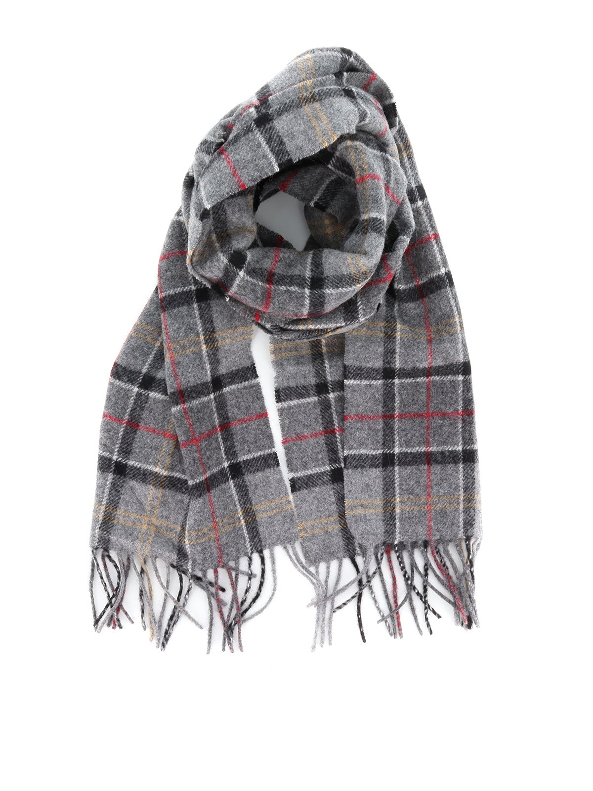 Barbour Tartan Fringed Scarf