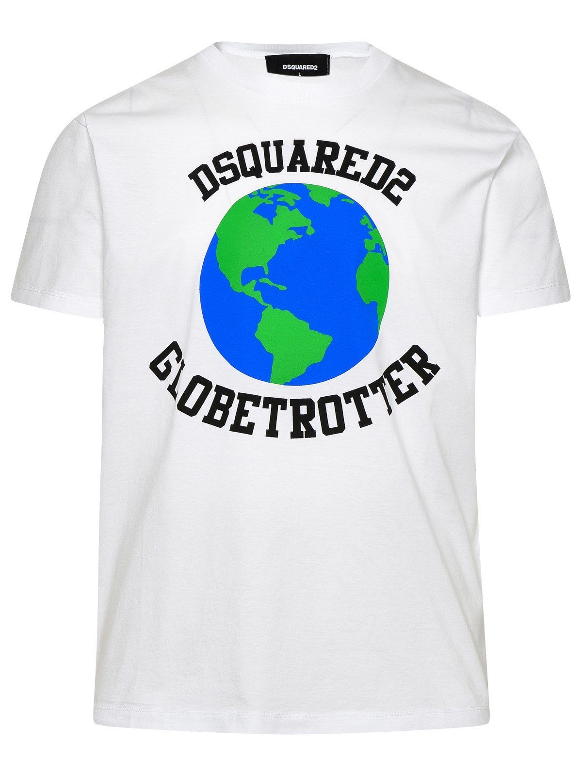 Dsquared2 Globetrotter Printed Crewneck T-Shirt