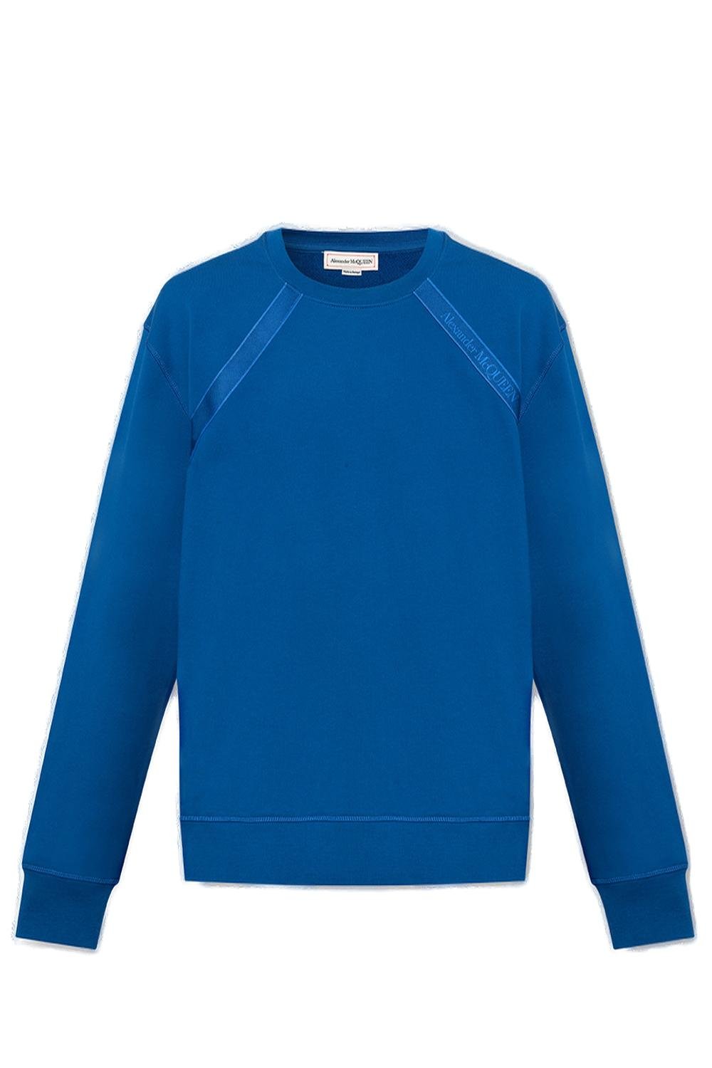 Alexander McQueen Logo Taped Sweatshirt 2 Alexander McQueen Logo Taped Sweatshirt