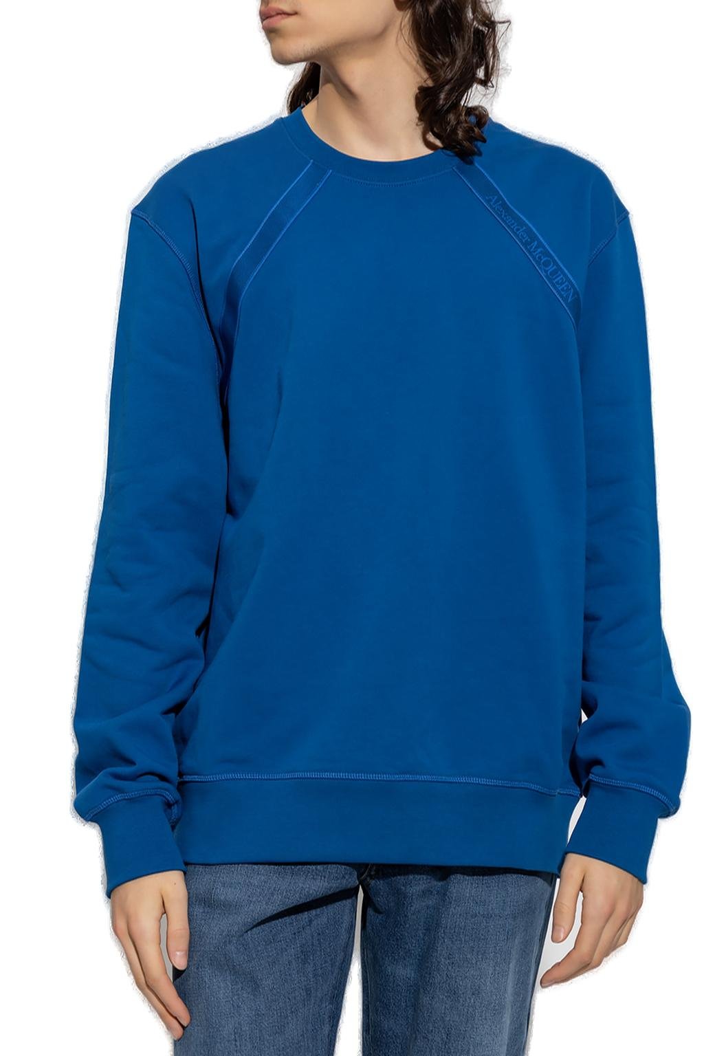 Alexander McQueen Logo Taped Sweatshirt 3 Alexander McQueen Logo Taped Sweatshirt