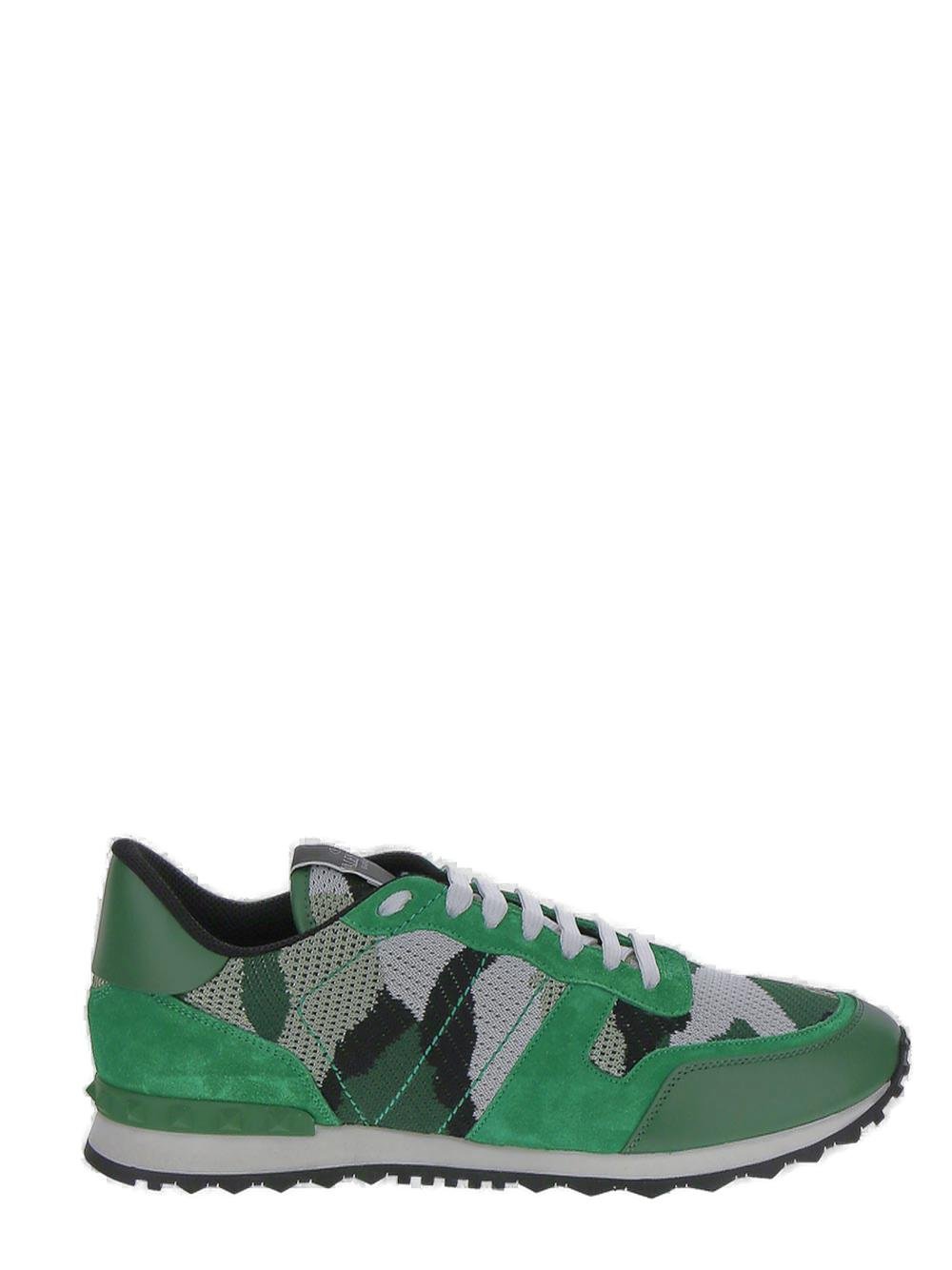 Valentino Garavani Rockrunner Lace-Up Sneakers