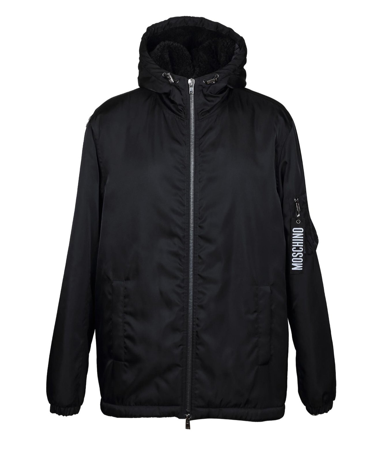 Moschino Zipped Hooded Jacket