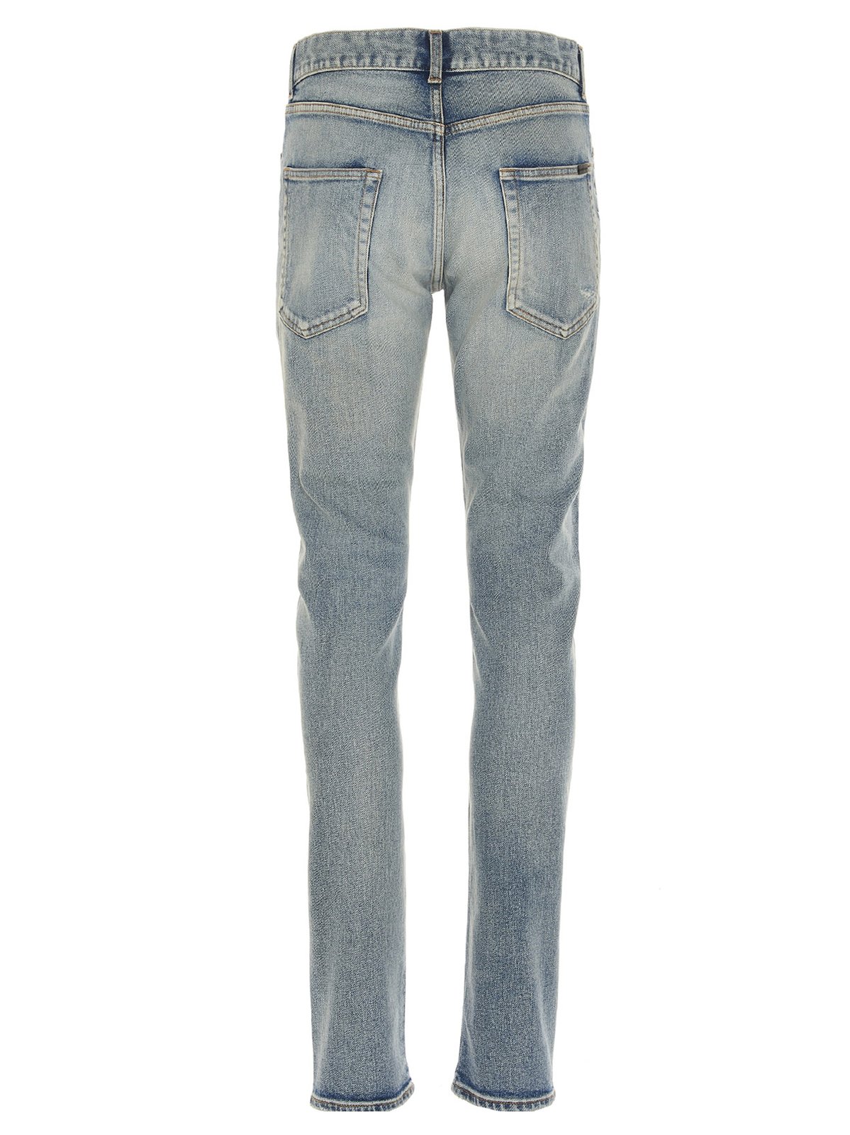 Saint Laurent Distressed Skinny Jeans
