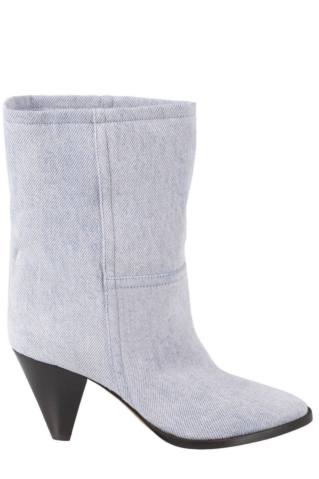 Isabel Marant Pointed Toe Seam Detailed Ankle Boots