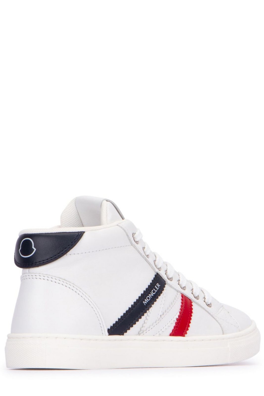 Moncler Enfant High Top Lace-Up Sneakers