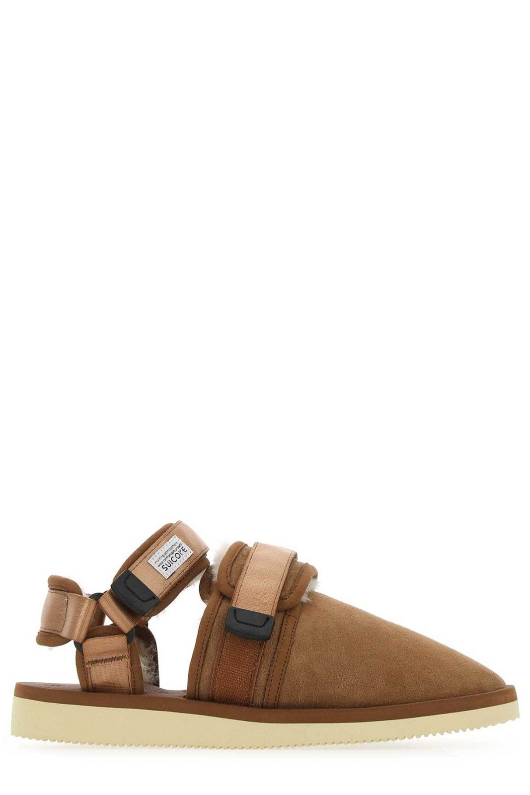 Suicoke Double Strapped Shearling Sandals
