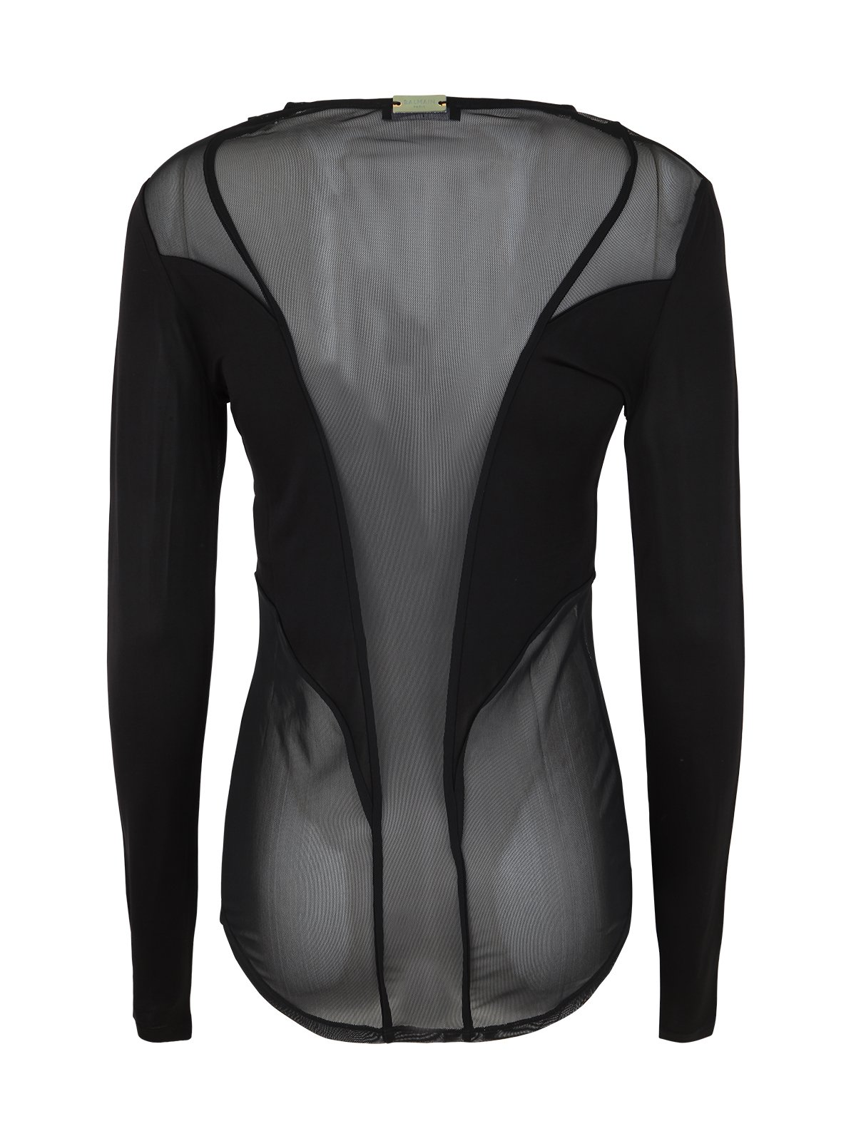 Balmain Mesh Long Sleeved Top 1 Balmain Mesh Long Sleeved Top