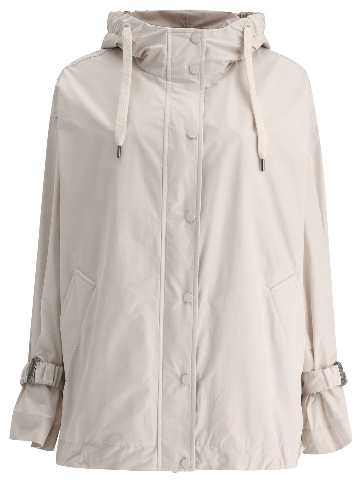Brunello Cucinelli Long-Sleeved Drawstring Hooded Jacket 2 Brunello Cucinelli Long-Sleeved Drawstring Hooded Jacket