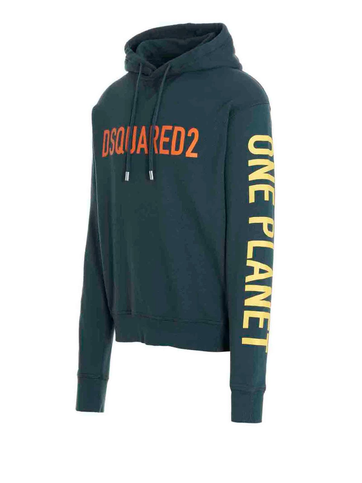 Dsquared2 Logo Printed Drawstring Hoodie