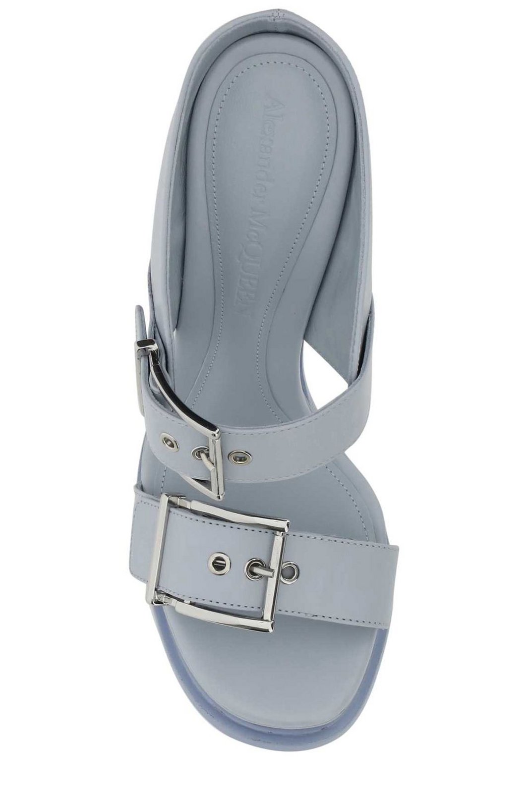 Alexander McQueen Double Buckled Platform Sandals