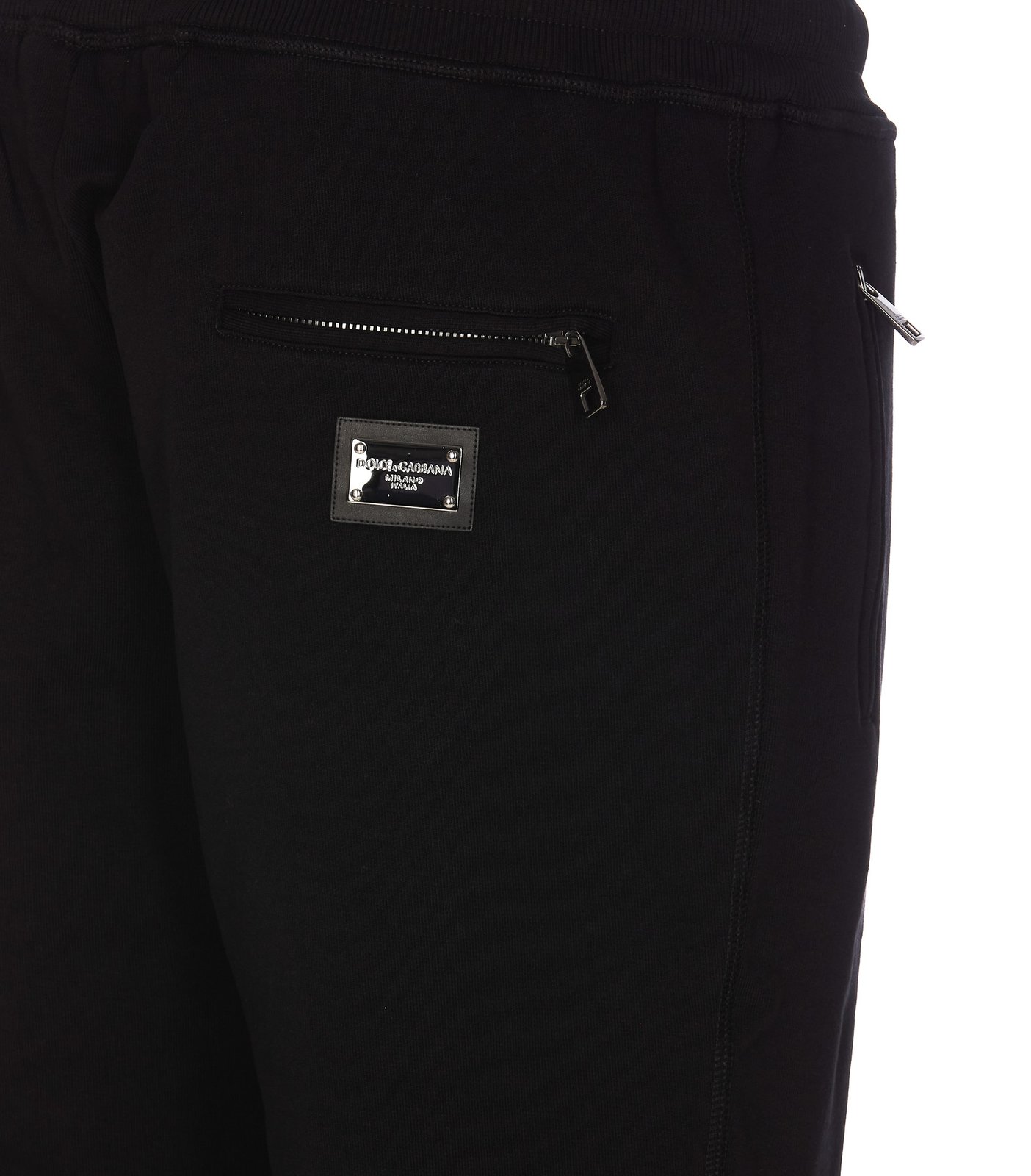 Dolce & Gabbana Logo Plaque Jersey Jogging Pants