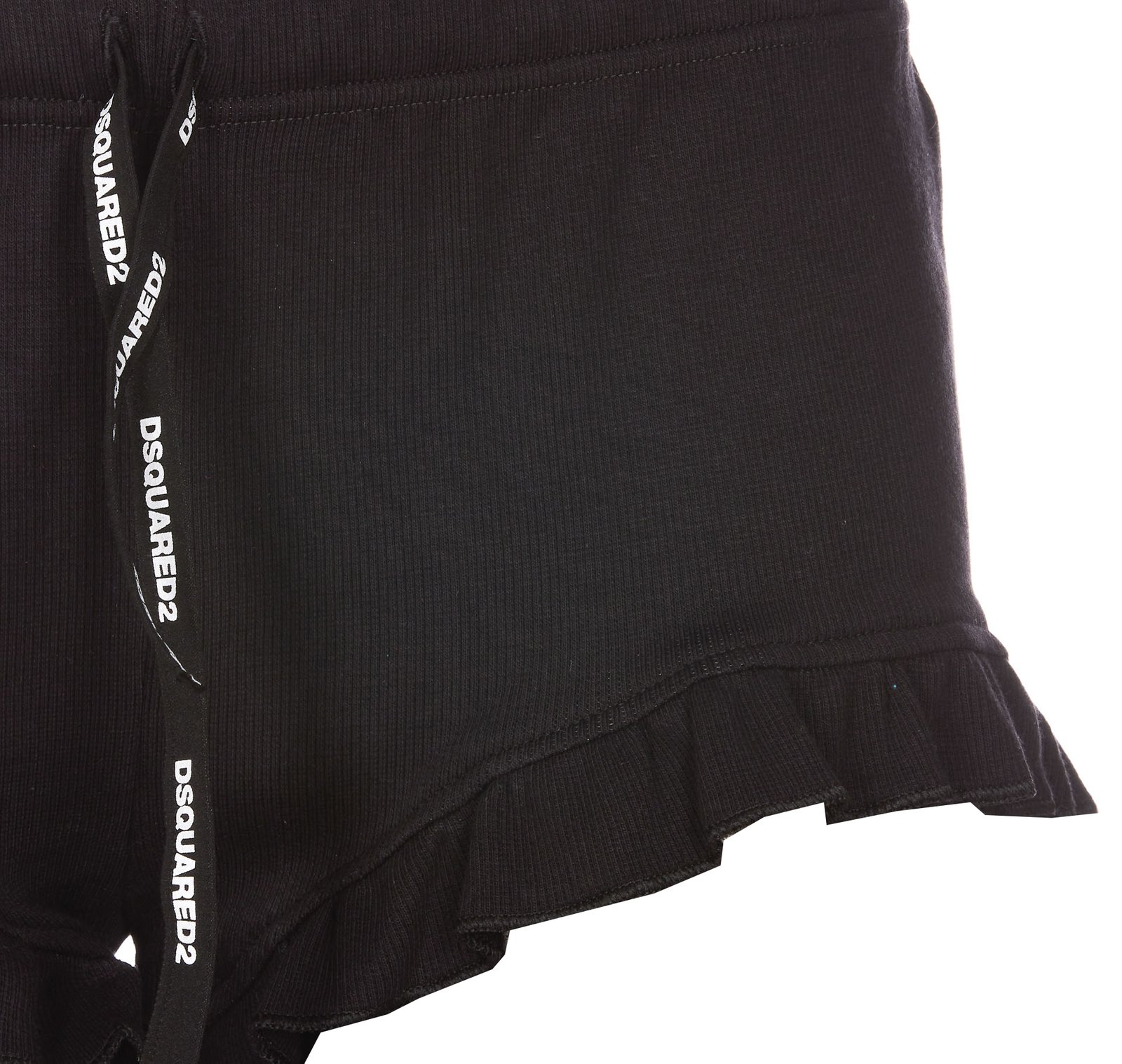Dsquared2 Bow Detailed Ribbed Knit Shorts