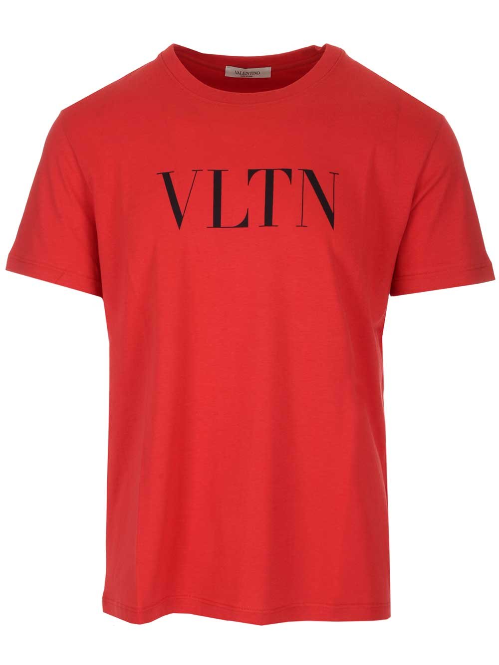 Valentino Logo Printed Crewneck T-Shirt