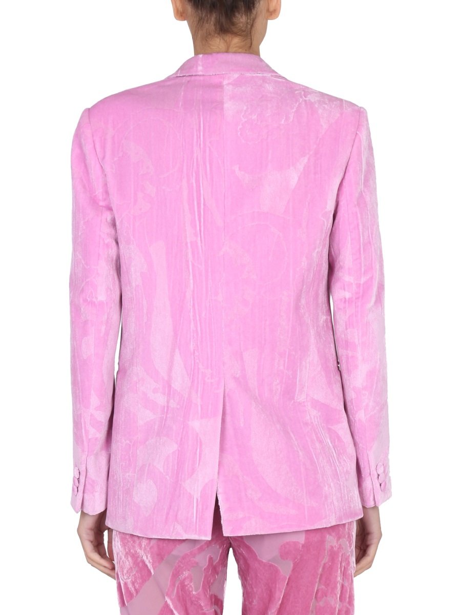 Etro Maxi Paisley Pattern Velvet Jacket