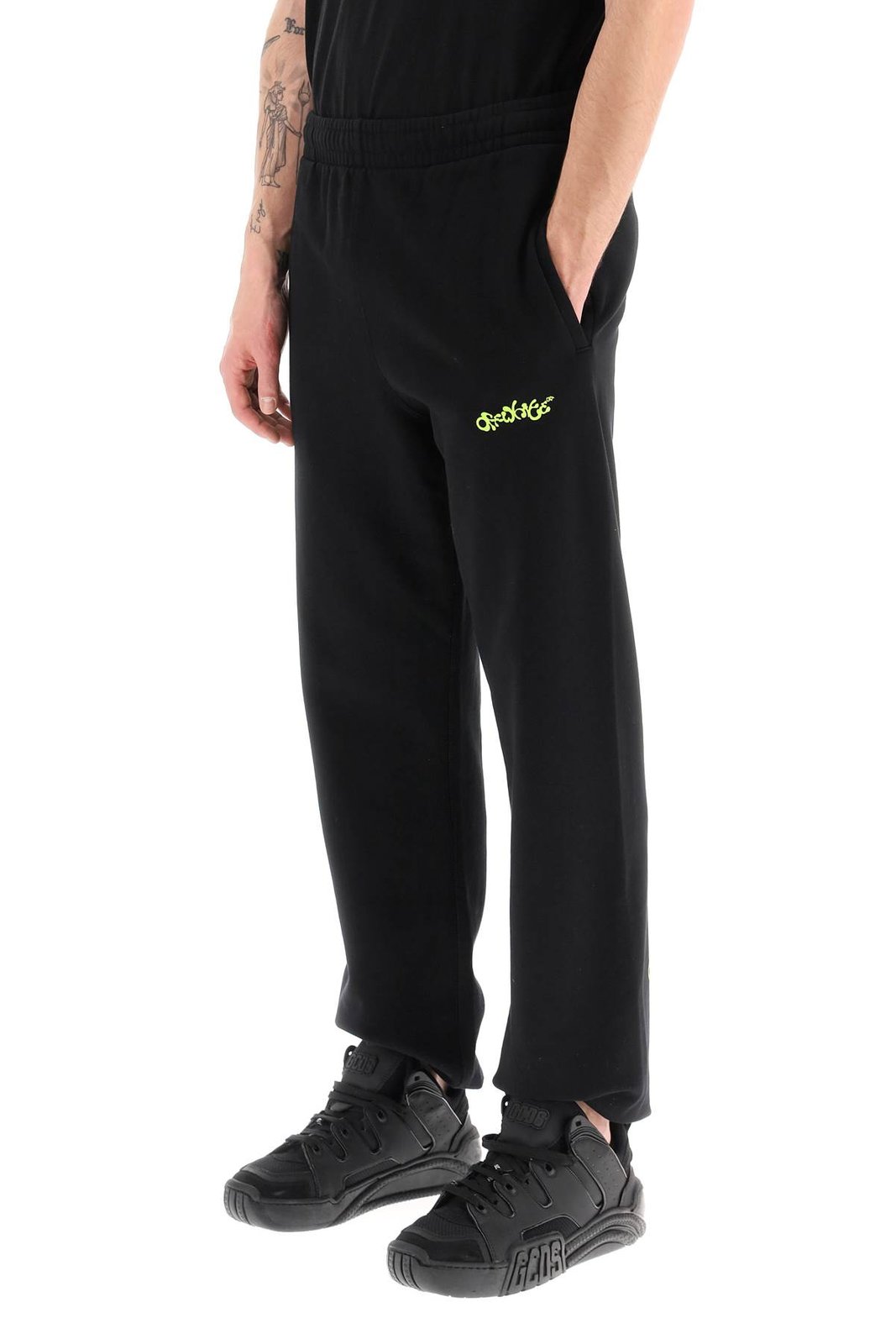 Off-White Arrows Logo Printed Track Pants 1 Off-White Arrows Logo Printed Track Pants