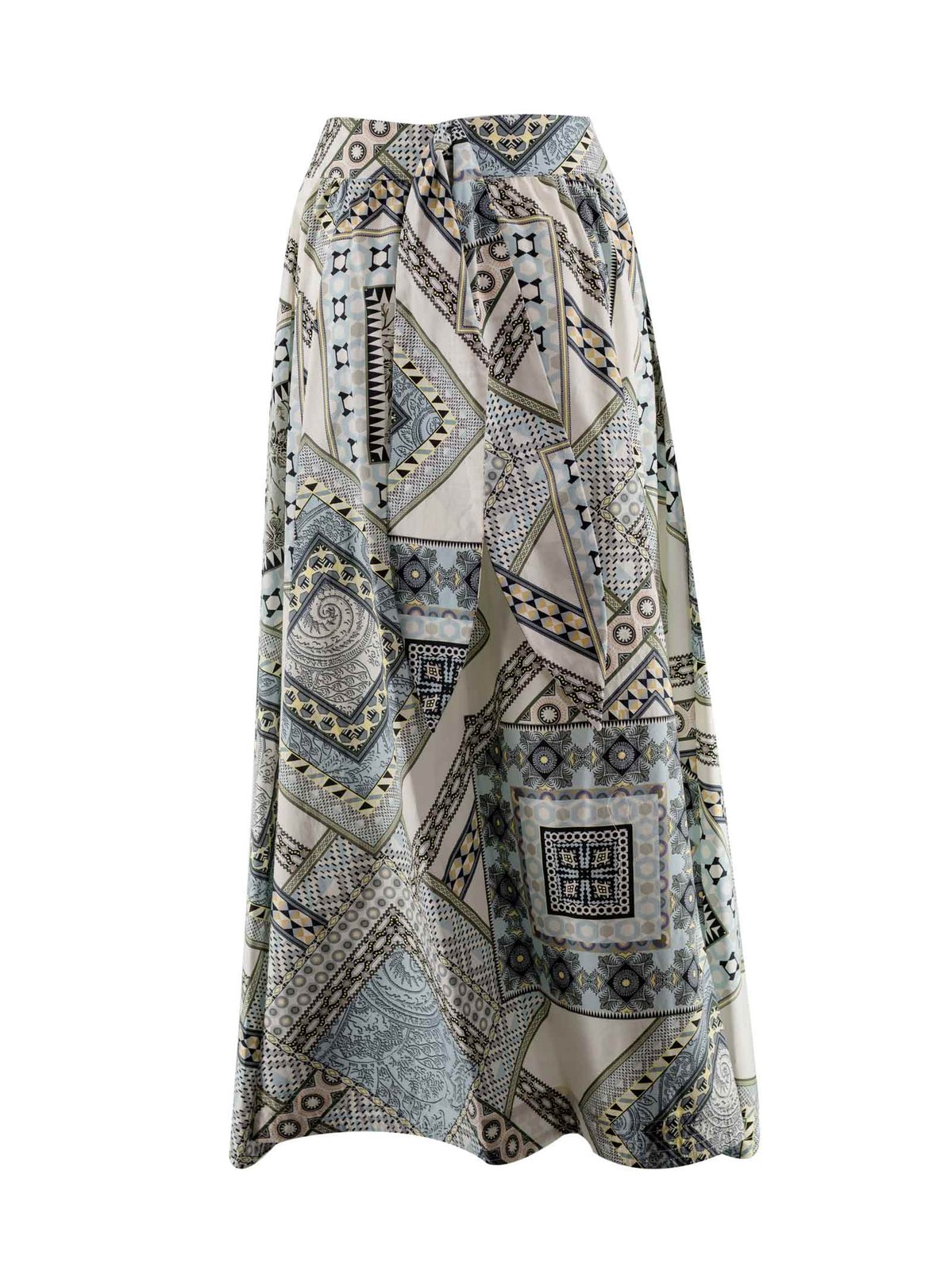 Etro A-Line Graphic-Printed Skirt