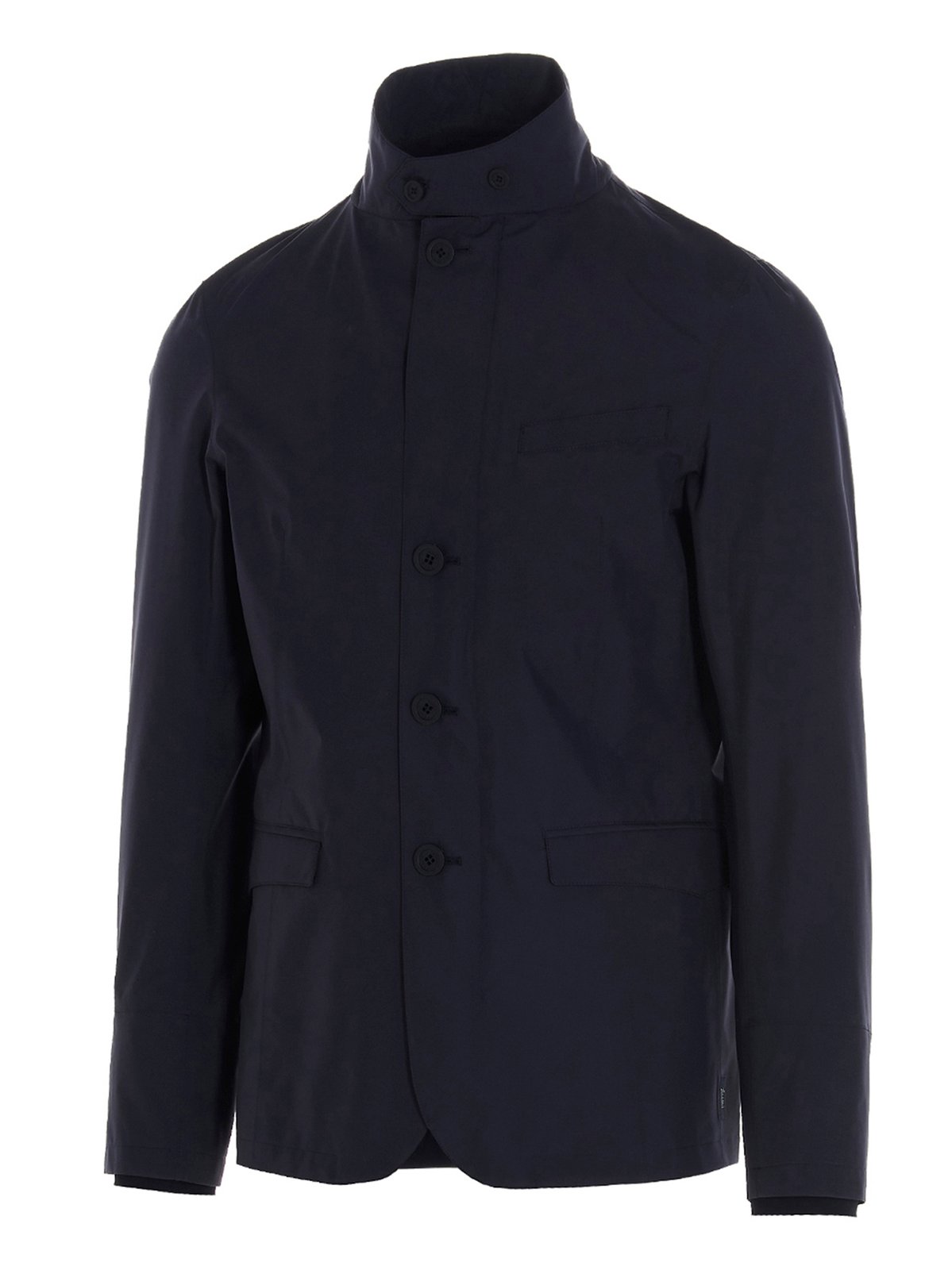 Herno High-Neck Buttoned Jacket