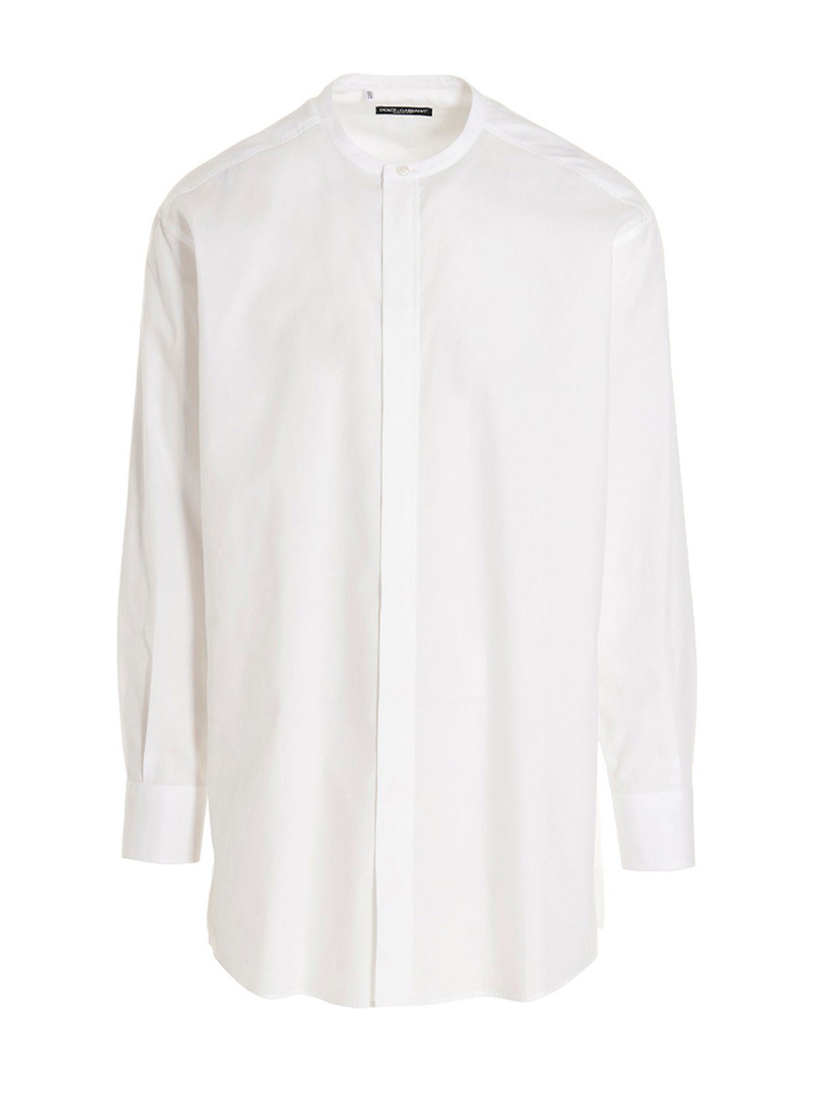 Dolce & Gabbana Collarless Long-Sleeved Shirt