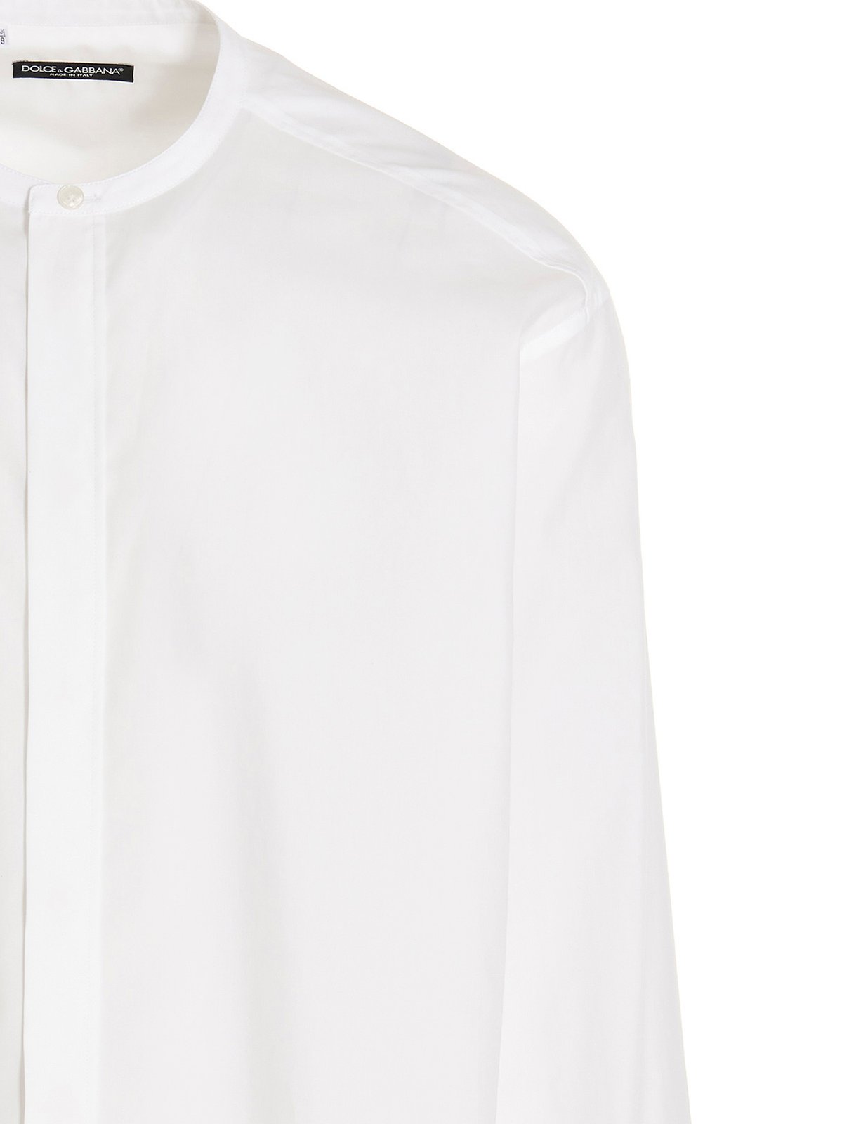 Dolce & Gabbana Collarless Long-Sleeved Shirt 4 Dolce & Gabbana Collarless Long-Sleeved Shirt