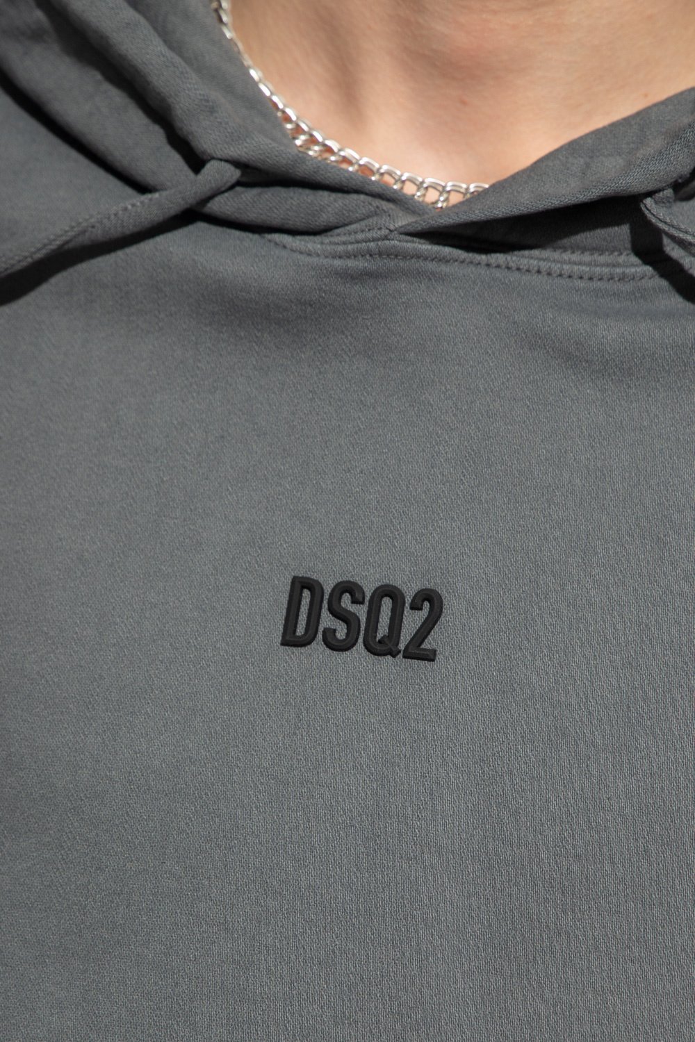 Dsquared2 Logo Detailed Drawstring Hoodie