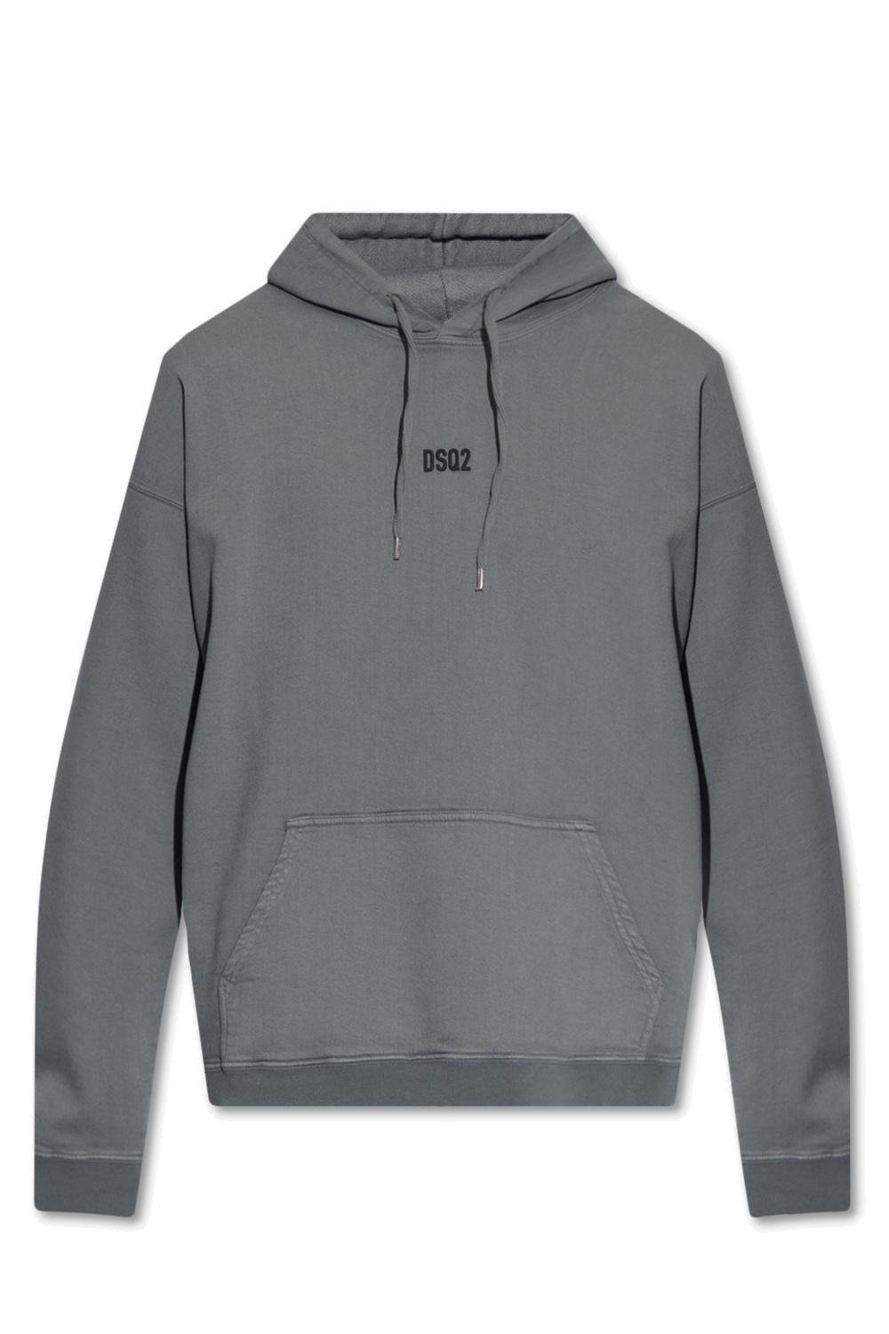 Dsquared2 Logo Detailed Drawstring Hoodie