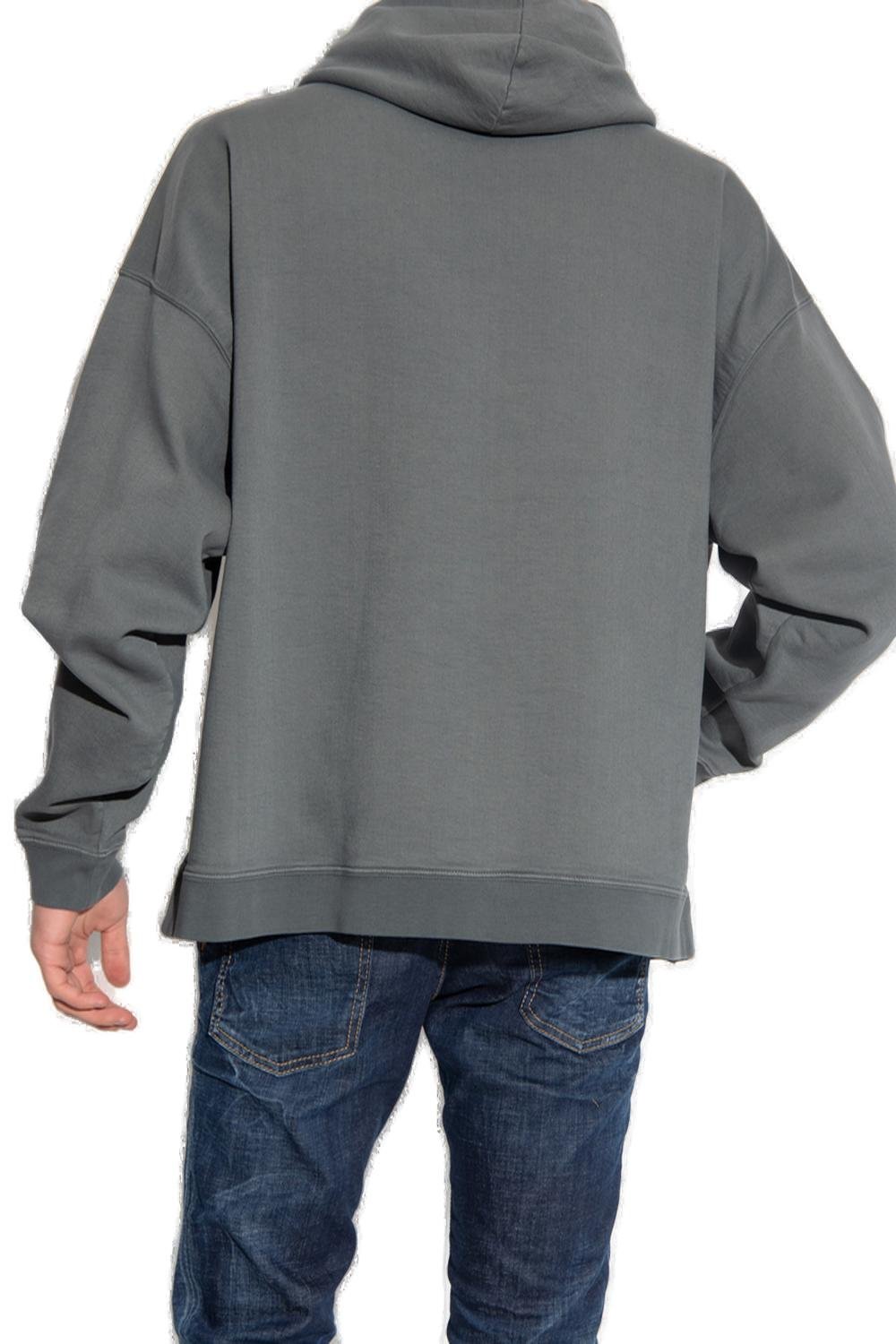 Dsquared2 Logo Detailed Drawstring Hoodie