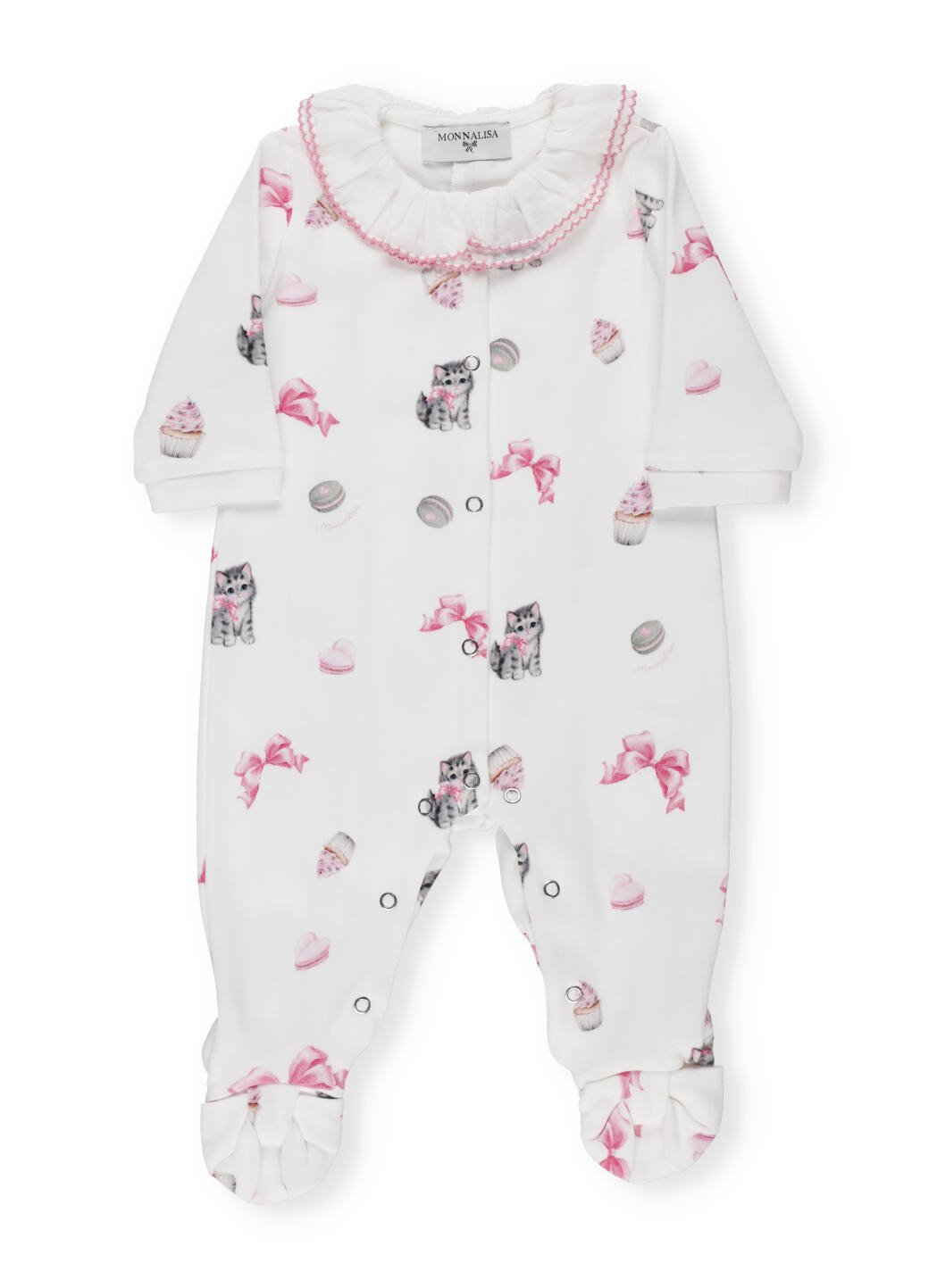 Monnalisa Allover Graphic Printed Onesie