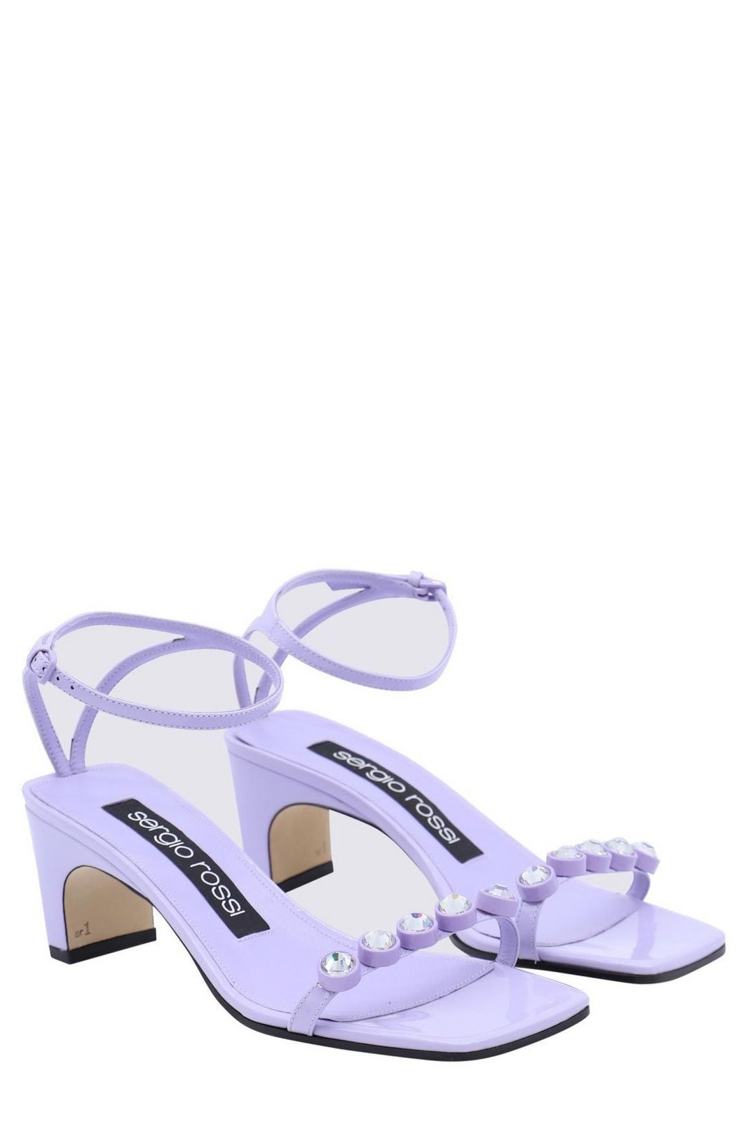 Sergio Rossi SR1 Square Toe Sandals