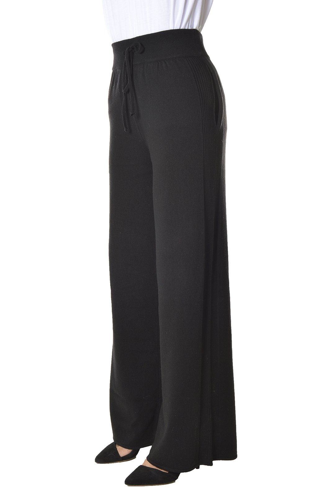 Alberta Ferretti Ribbed Hem Drawstring Pants 4 Alberta Ferretti Ribbed Hem Drawstring Pants