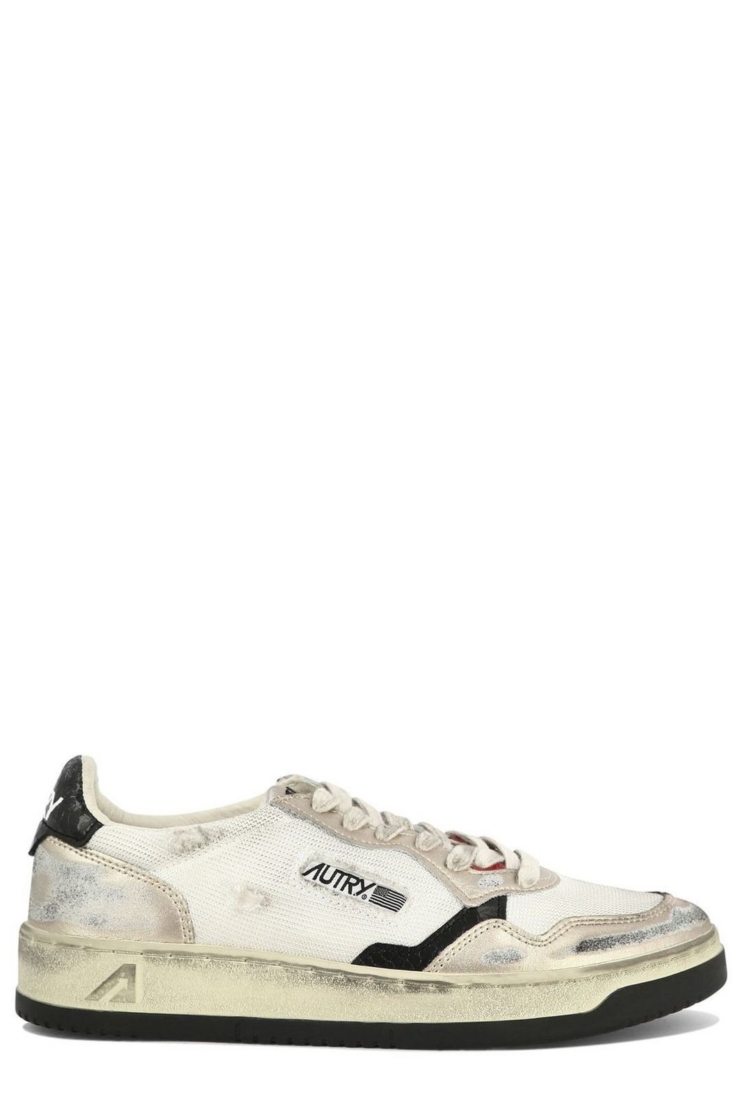 Autry Medalist Super Vintage Lace-Up Sneakers