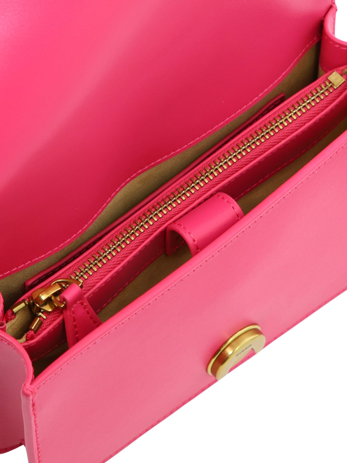 Pinko Love One Logo Plaque Mini Crossbody Bag