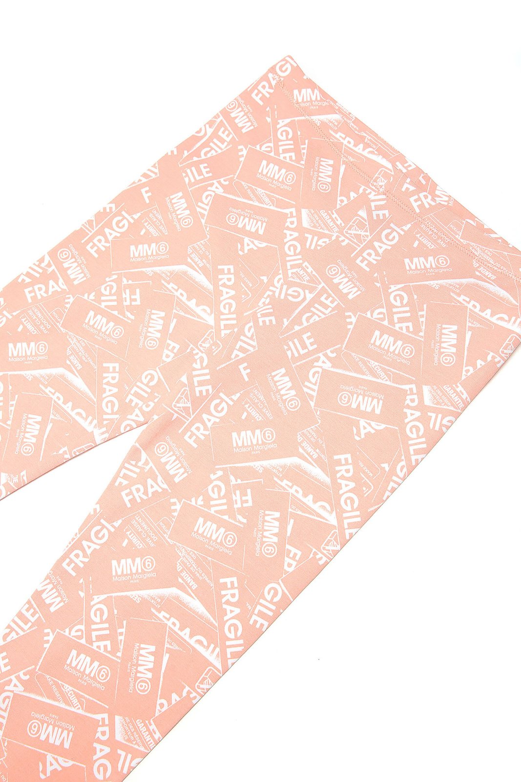 MM6 Maison Margiela Kids Allover Logo Printed Leggings 1 MM6 Maison Margiela Kids Allover Logo Printed Leggings
