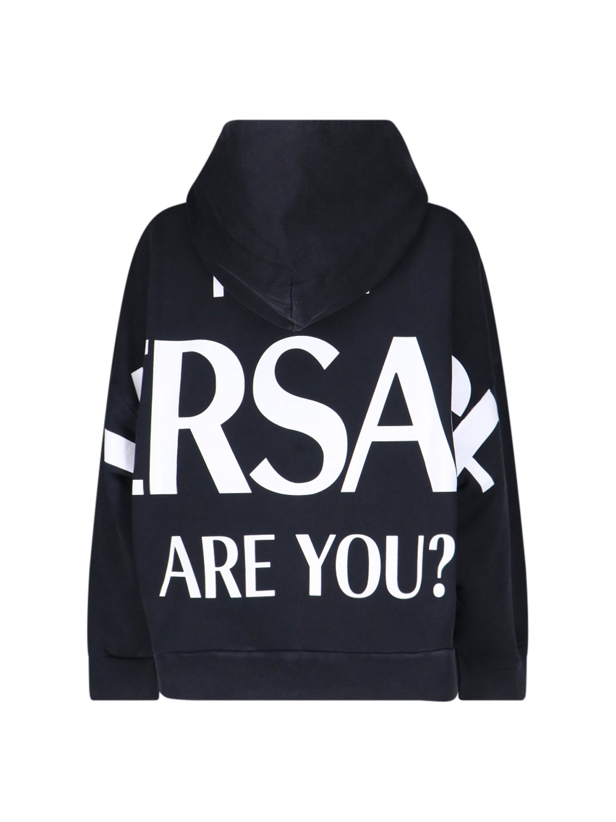 Versace Logo Printed Long Sleeved Hoodie 3 Versace Logo Printed Long Sleeved Hoodie