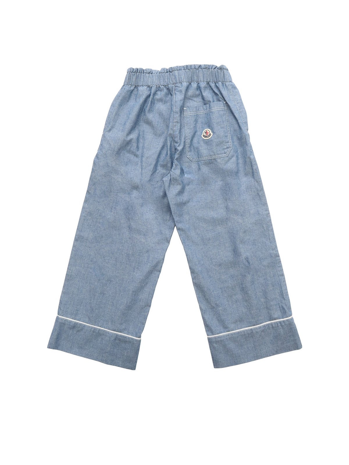 Moncler Enfant Logo Patch Elasticated-Waist Jeans 3 Moncler Enfant Logo Patch Elasticated-Waist Jeans